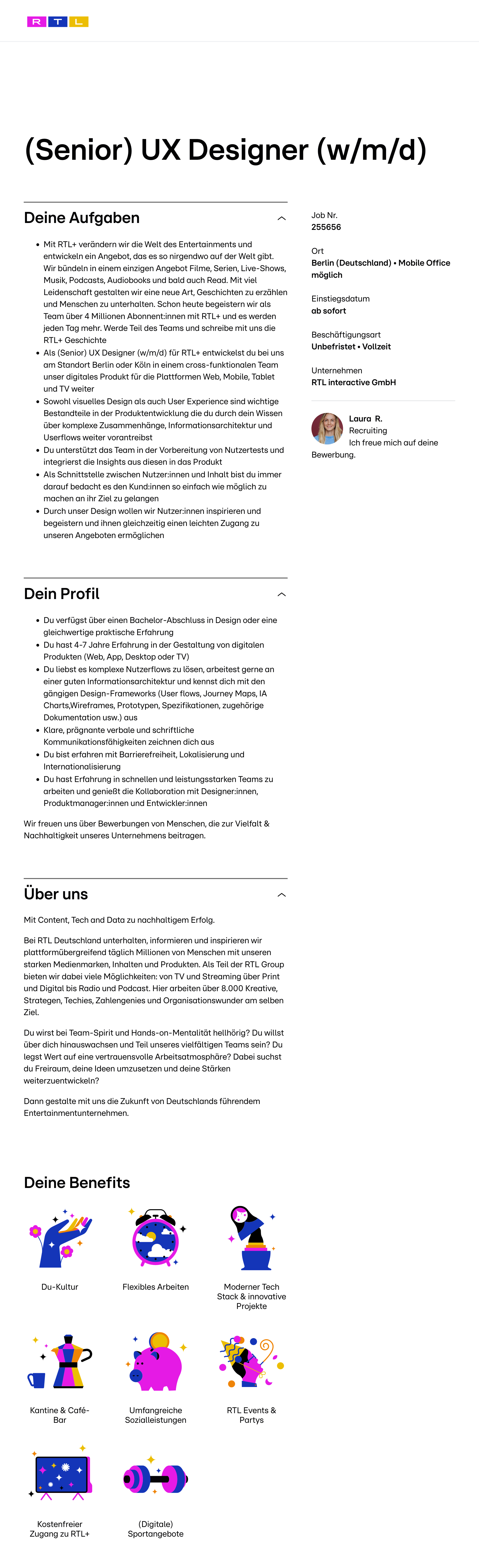 UX Designer (w/m/d)