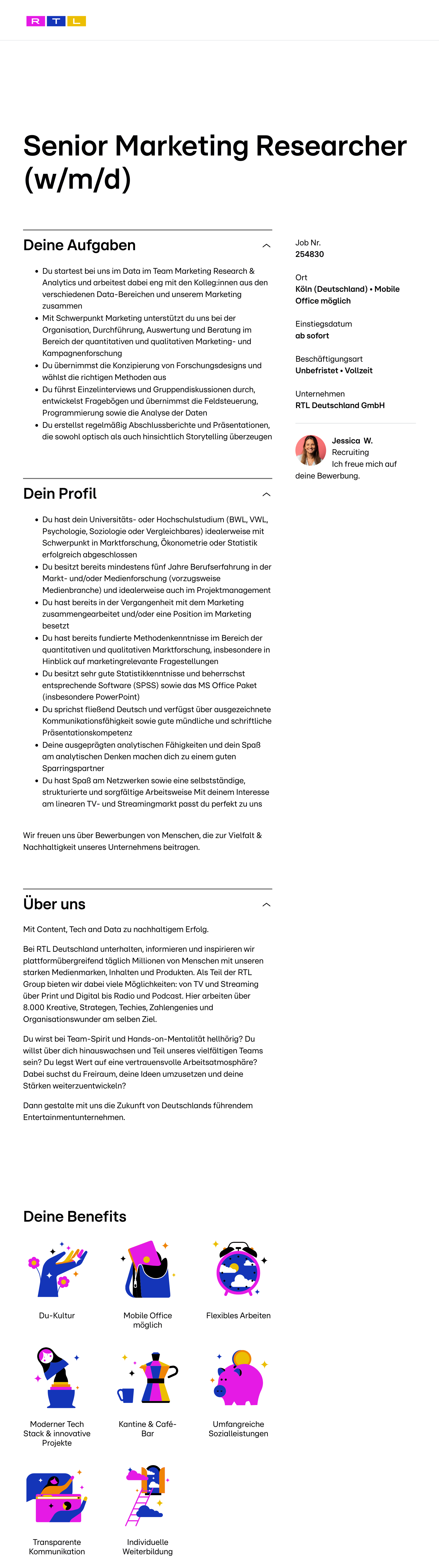 Senior Marketing Researcher (w/m/d)
