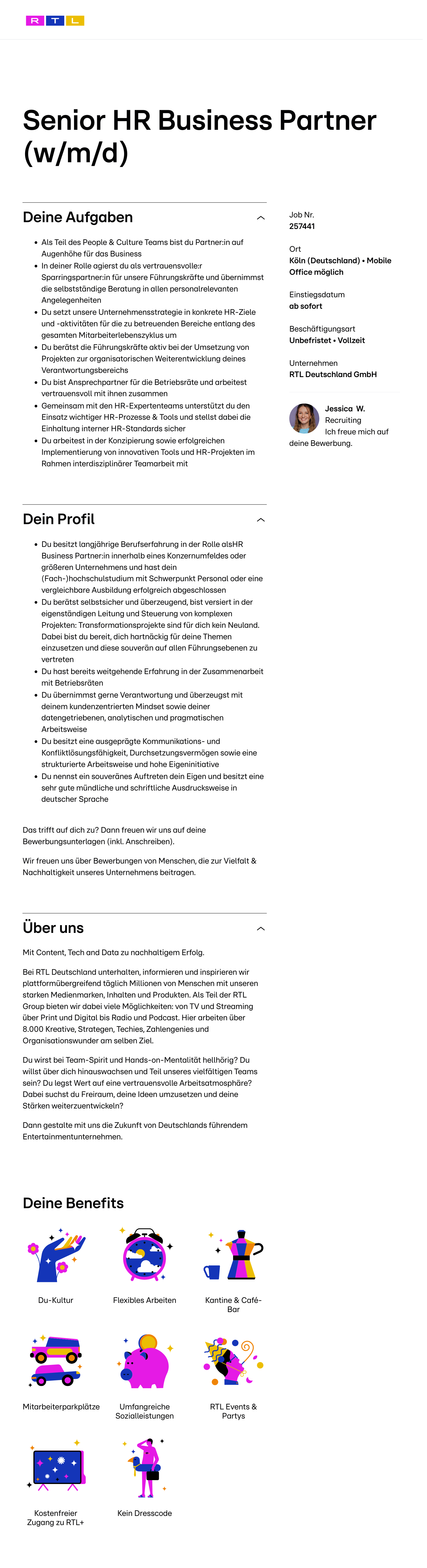 Senior HR Business Partner (w/m/d)