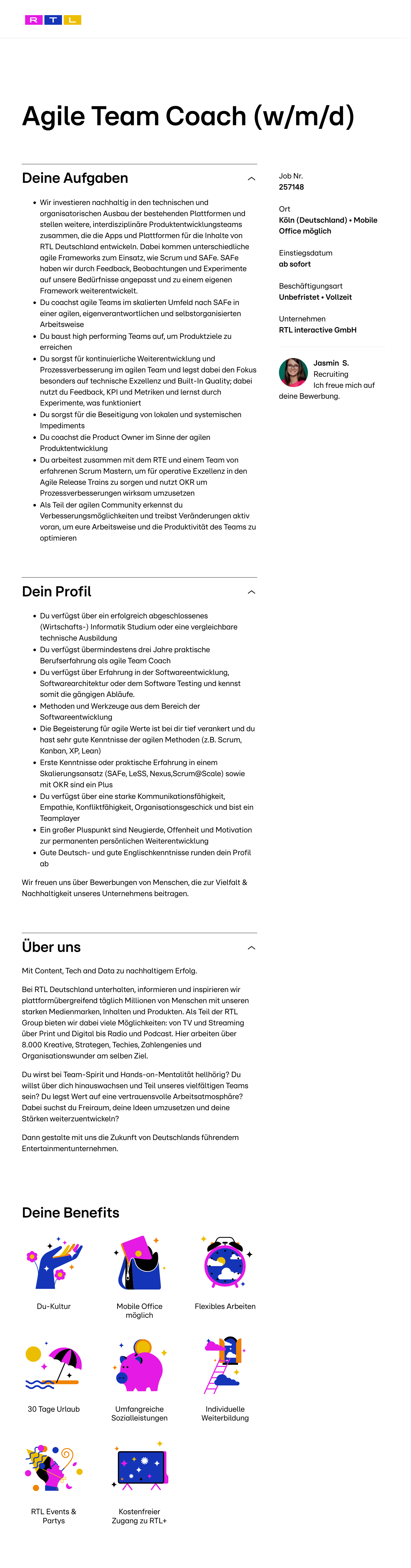 Agile Team Coach (w/m/d)