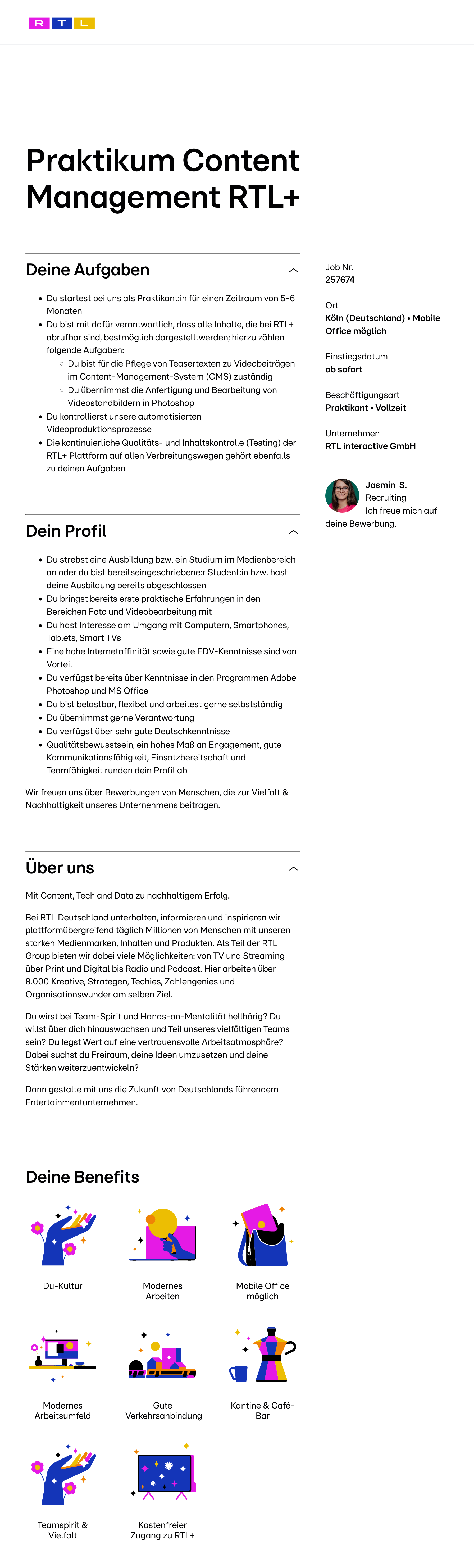 Praktikum Content Management RTL+