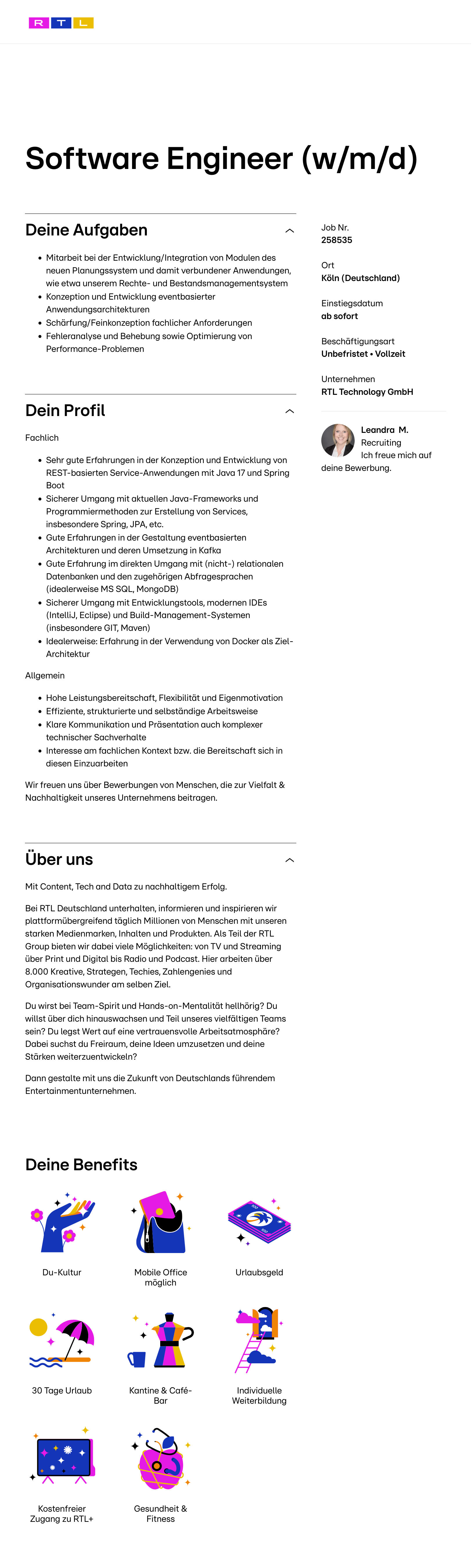 Software Engineer (w/m/d)