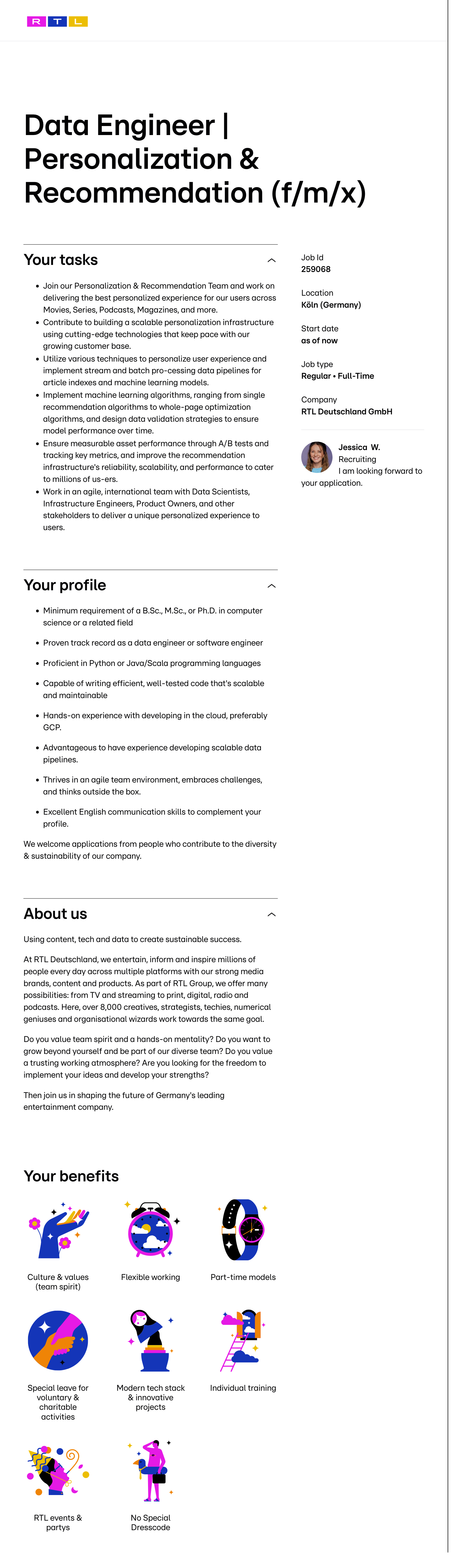 Data Engineer | Personalization & Recommendation (f/m/x)