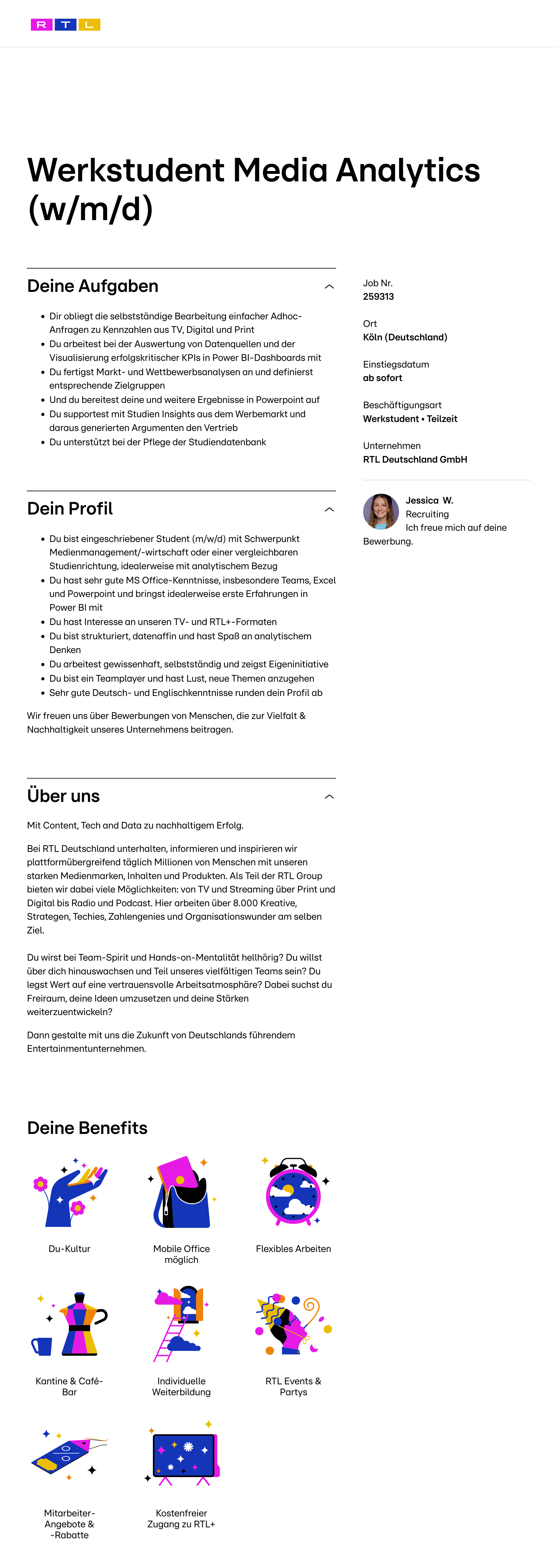 Werkstudent Media Analytics (w/m/d)