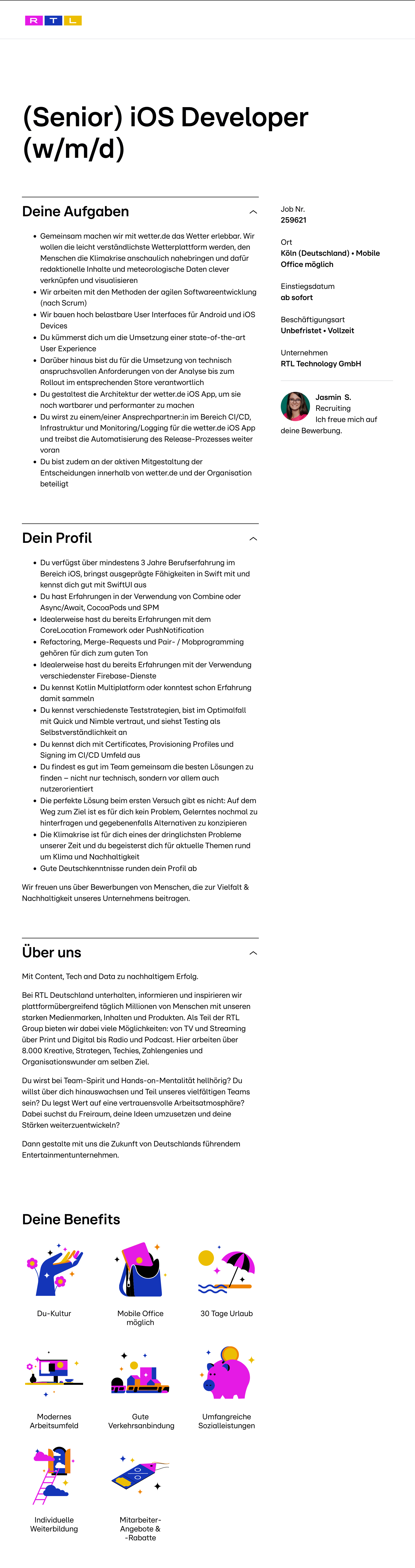 (Senior) iOS Developer (w/m/d)