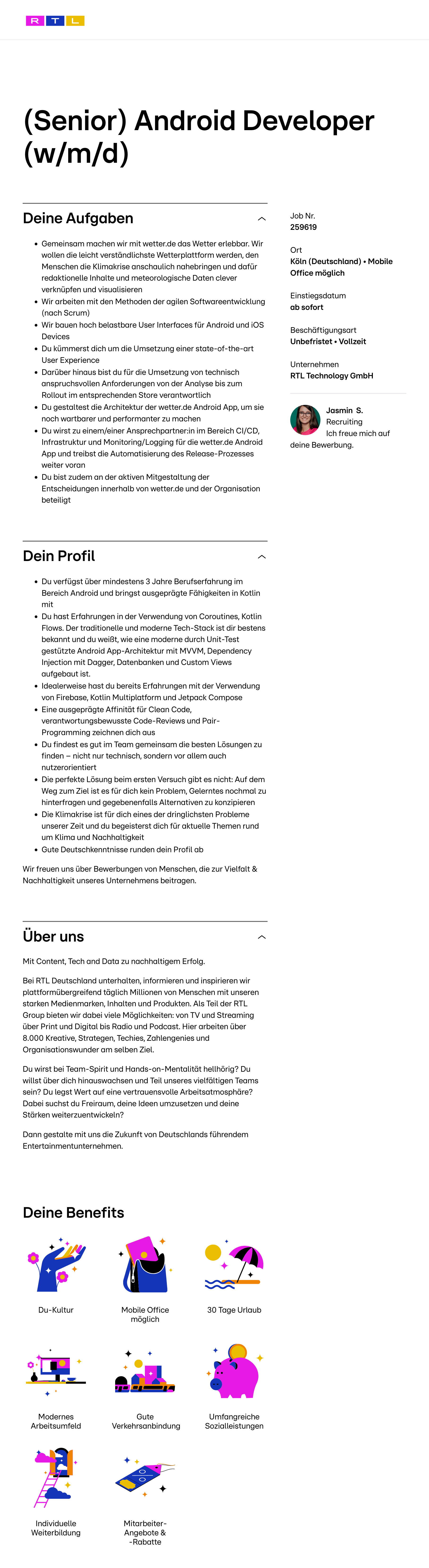 (Senior) Android Developer (w/m/d)