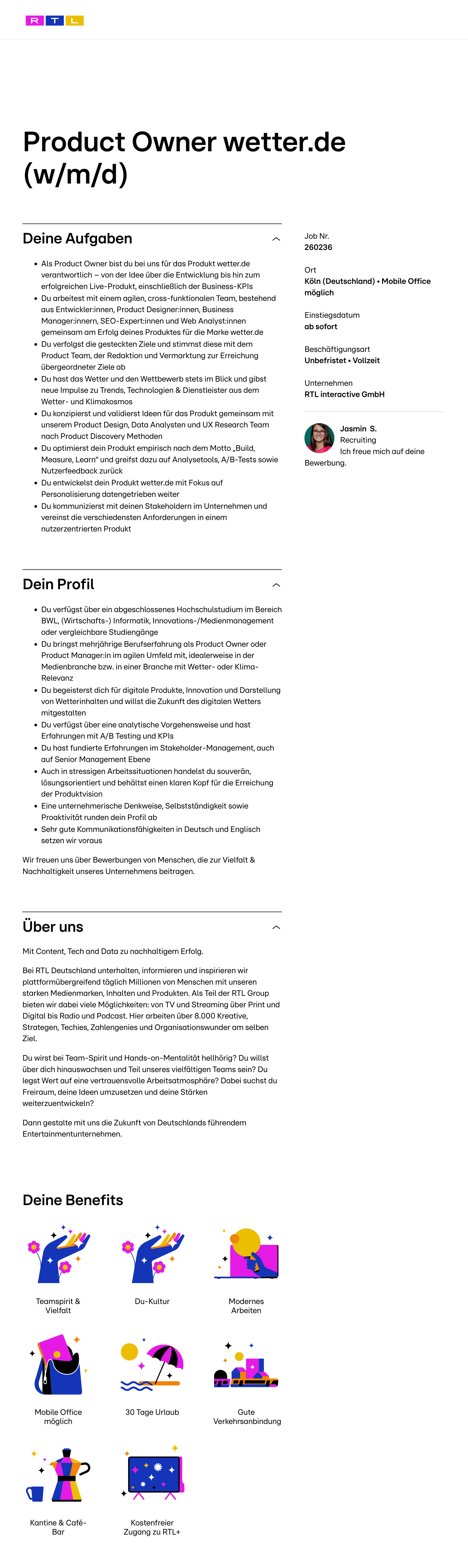 Product Owner wetter.de (w/m/d)