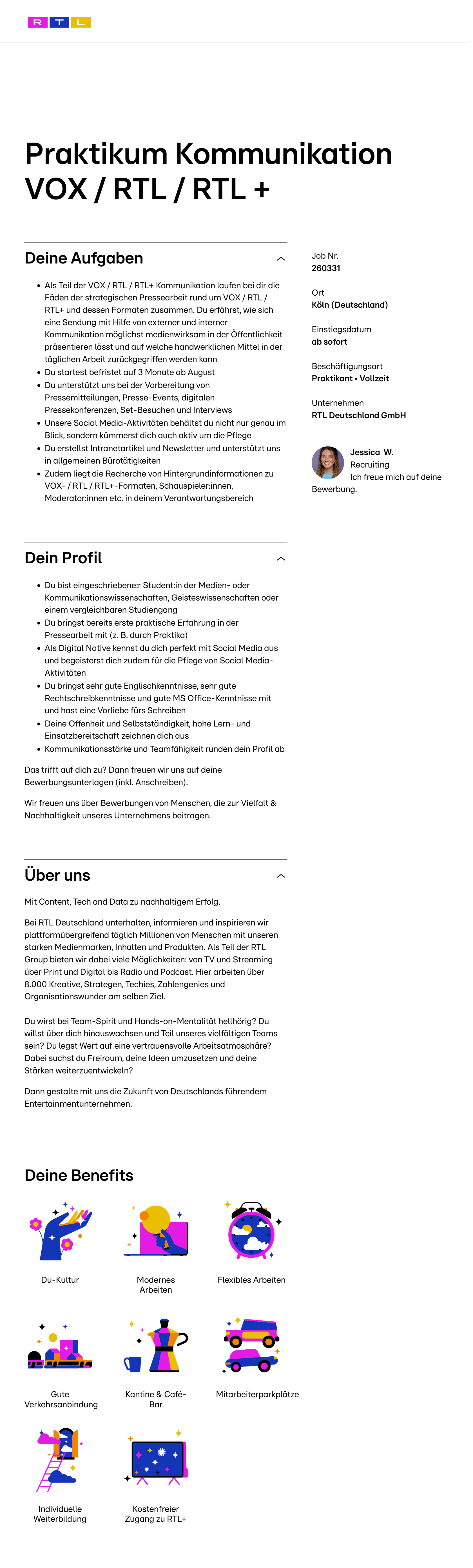 Praktikum Kommunikation VOX / RTL / RTL +
