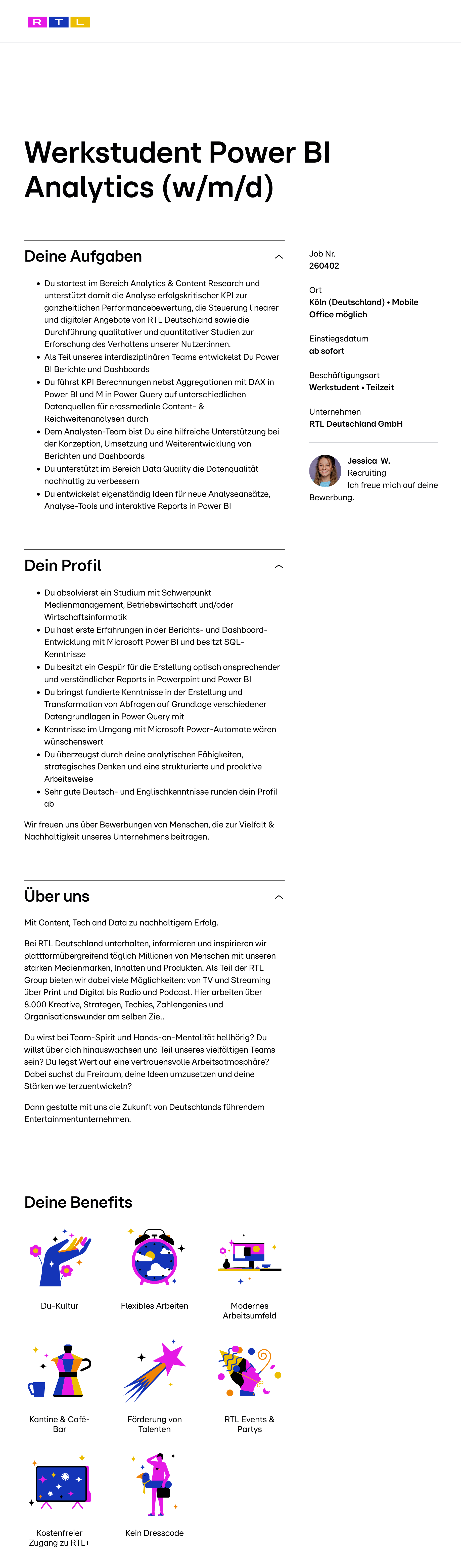 Werkstudent Power BI Analytics (w/m/d)