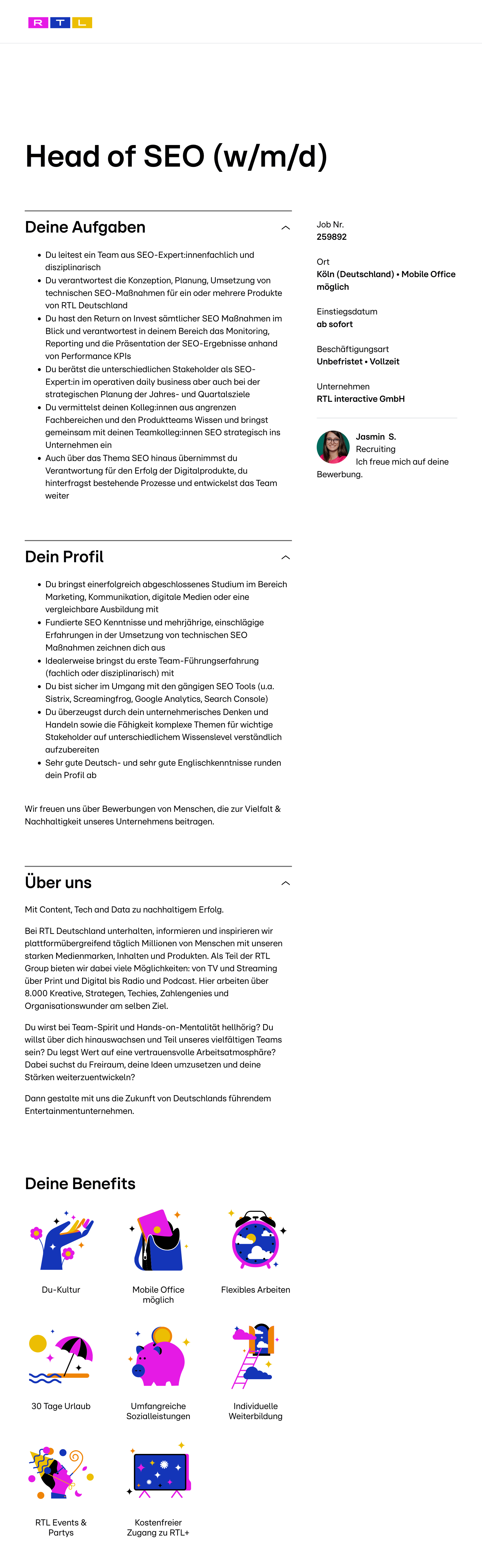 Head of SEO (w/m/d)