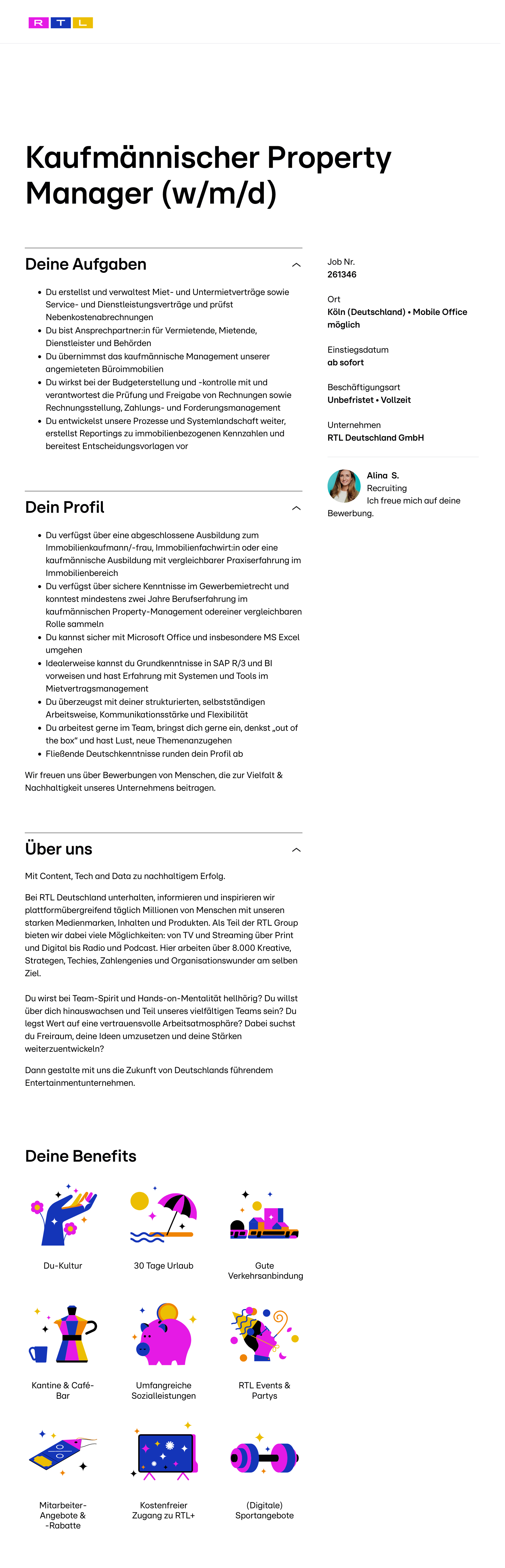 Kaufmännischer Property Manager (w/m/d)