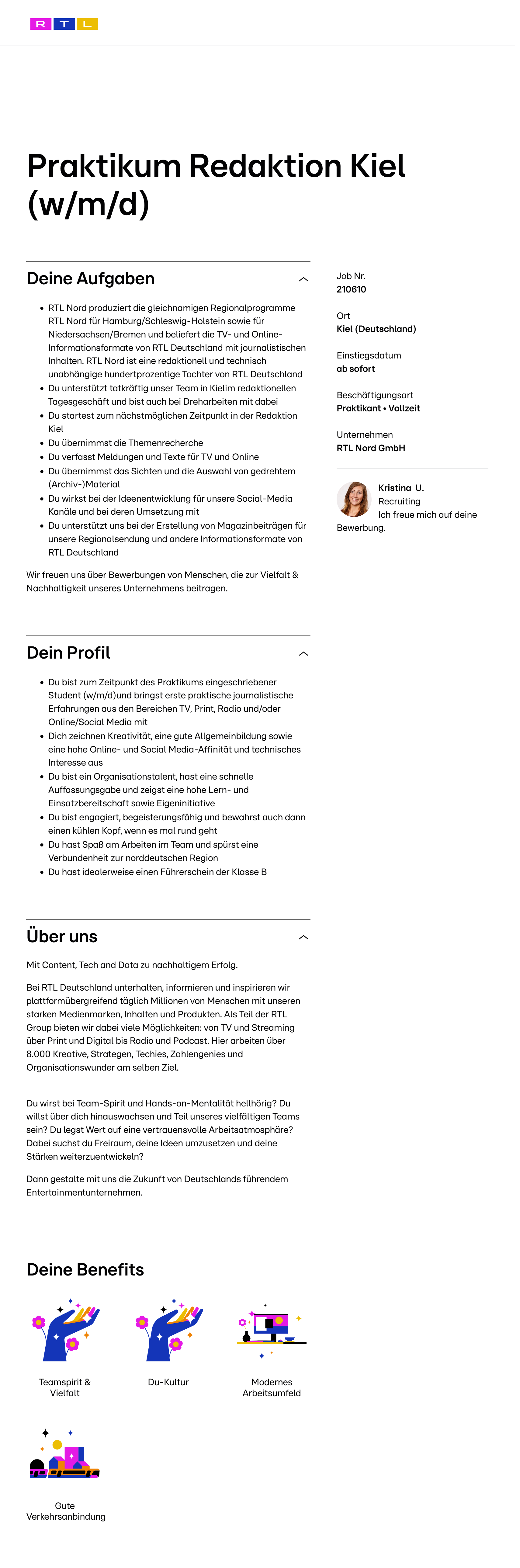 Praktikum Redaktion Kiel 