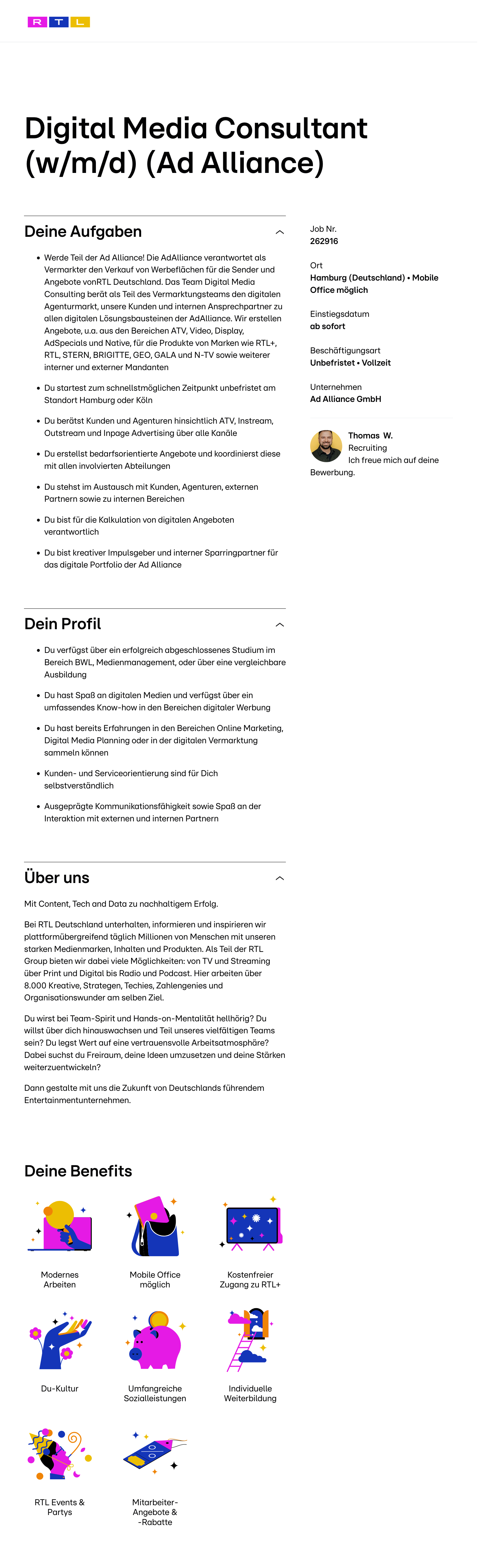 Digital Media Consultant (w/m/d)