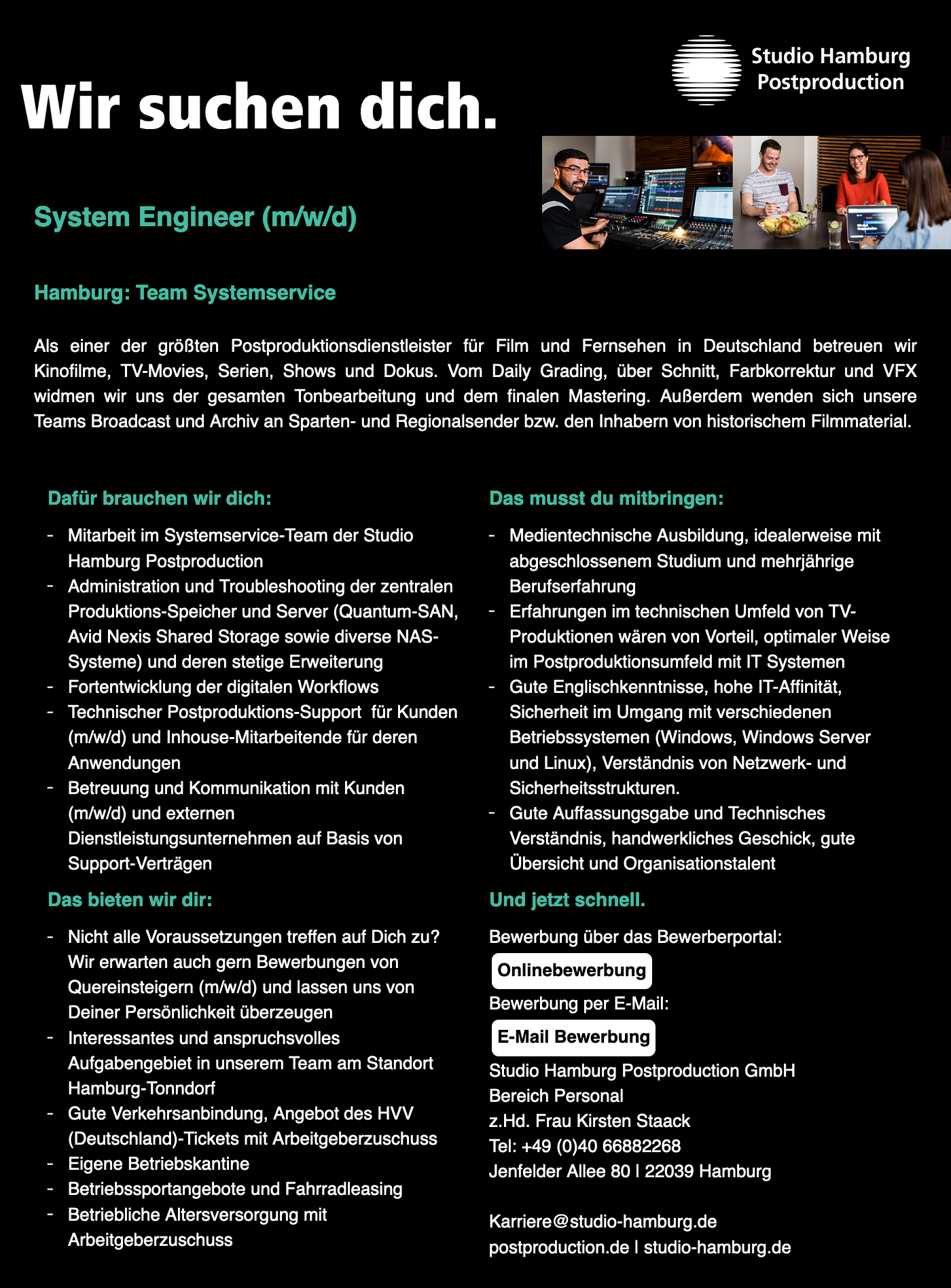 System Engineer (m/w/d)