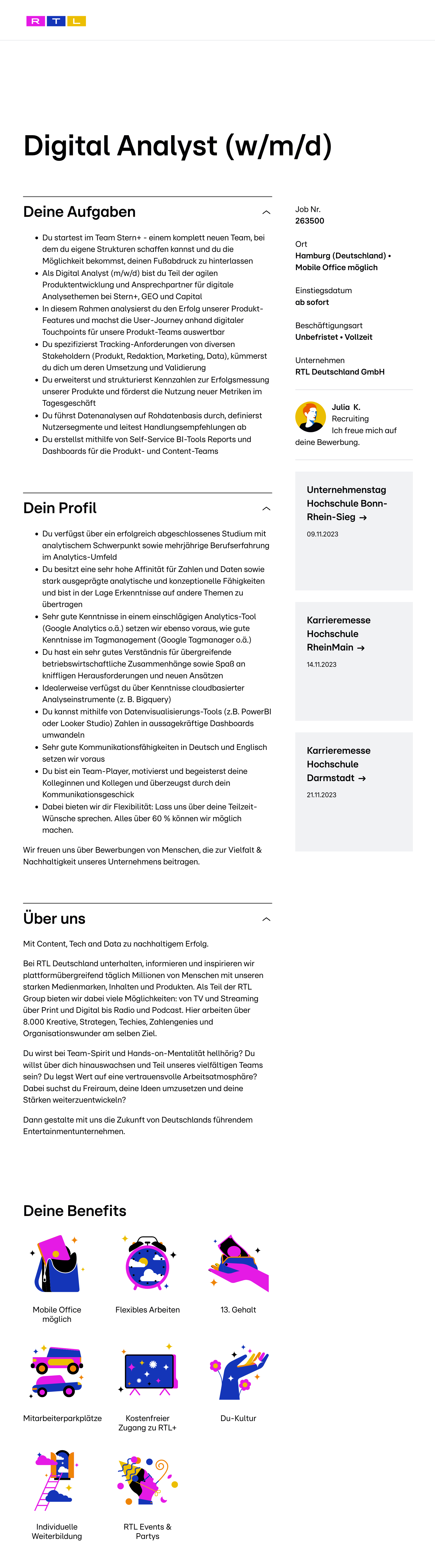 Digital Analyst (w/m/d)