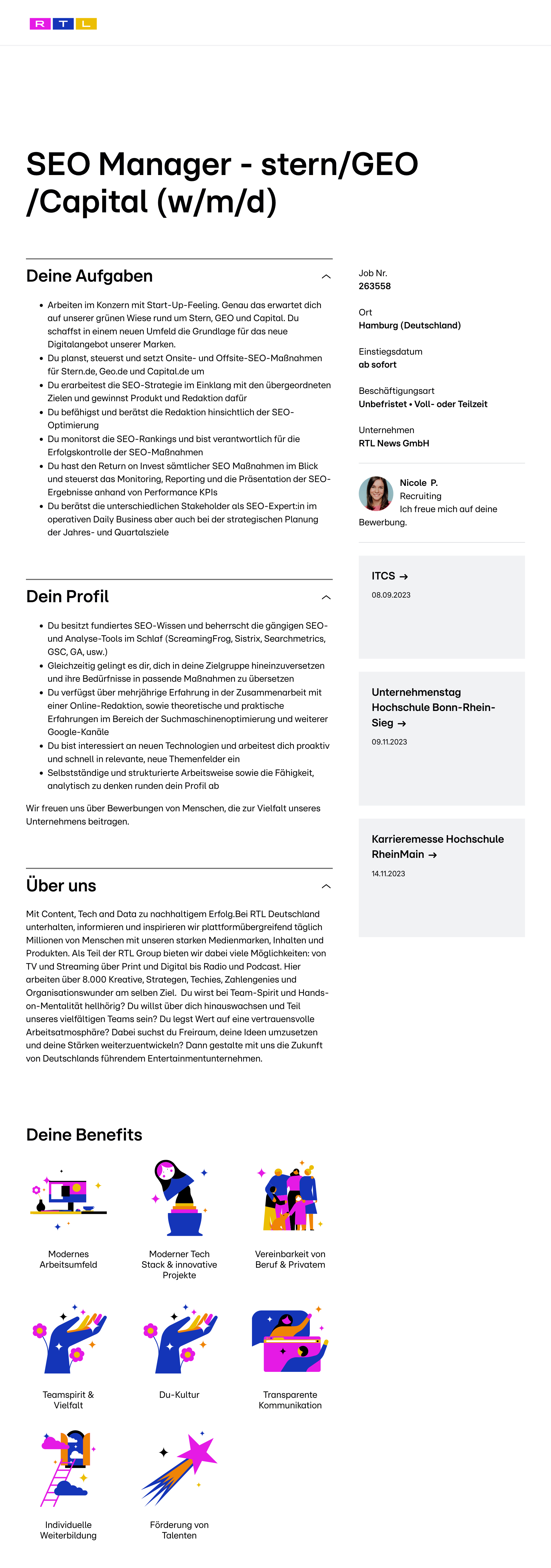 SEO Manager - stern / GEO / Capital (w/m/d)