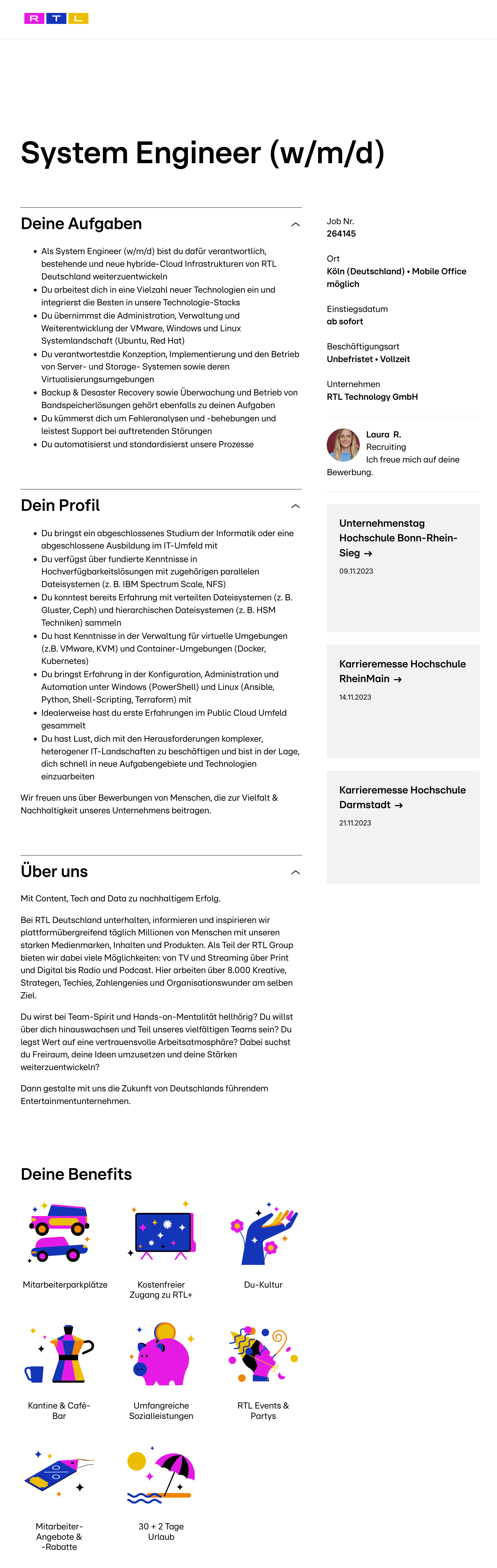 System Engineer (w/m/d)