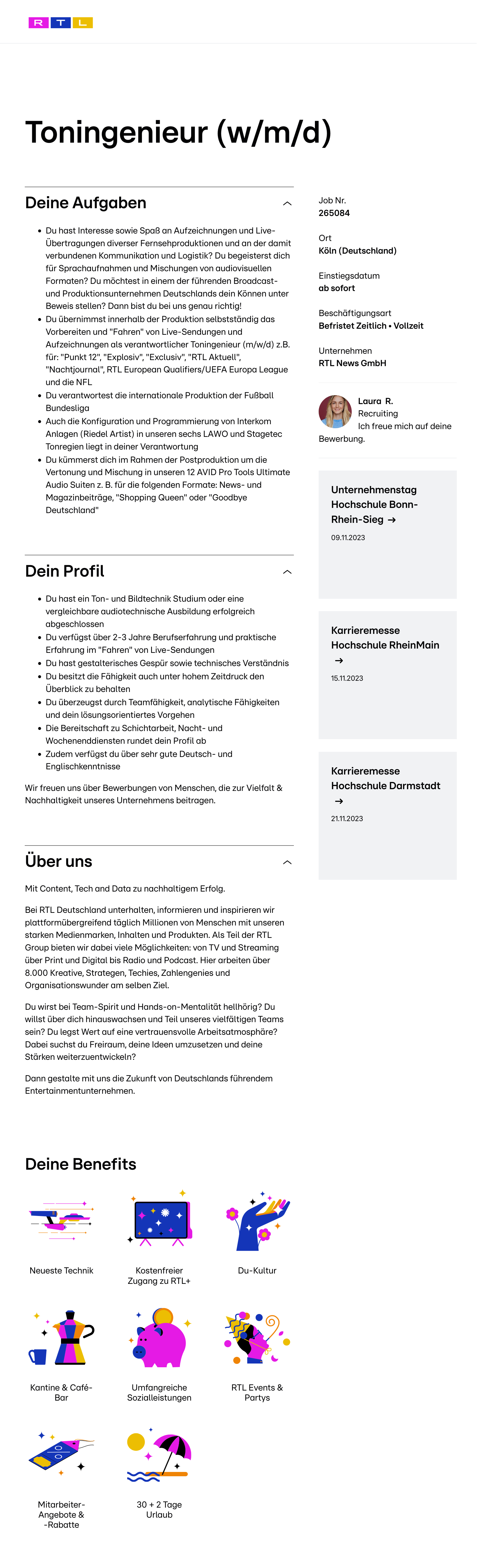 Toningenieur (w/m/d)
