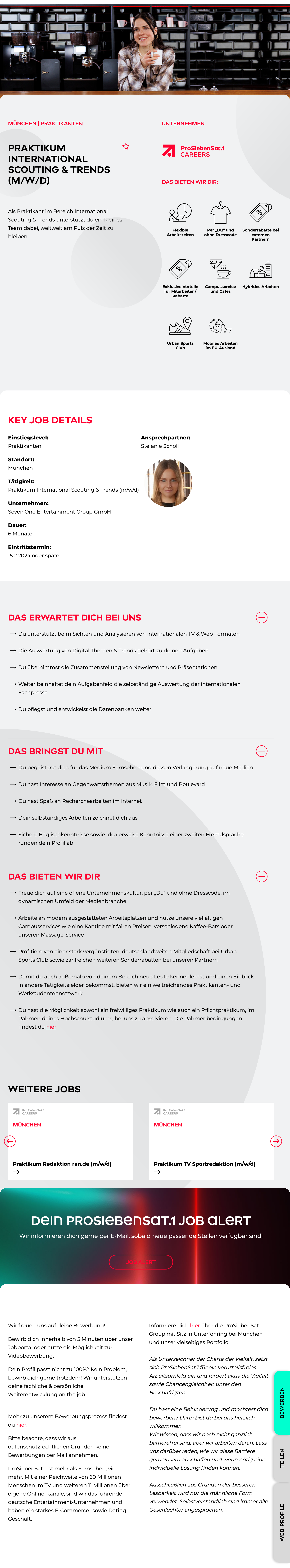 Praktikum International Scouting & Trends