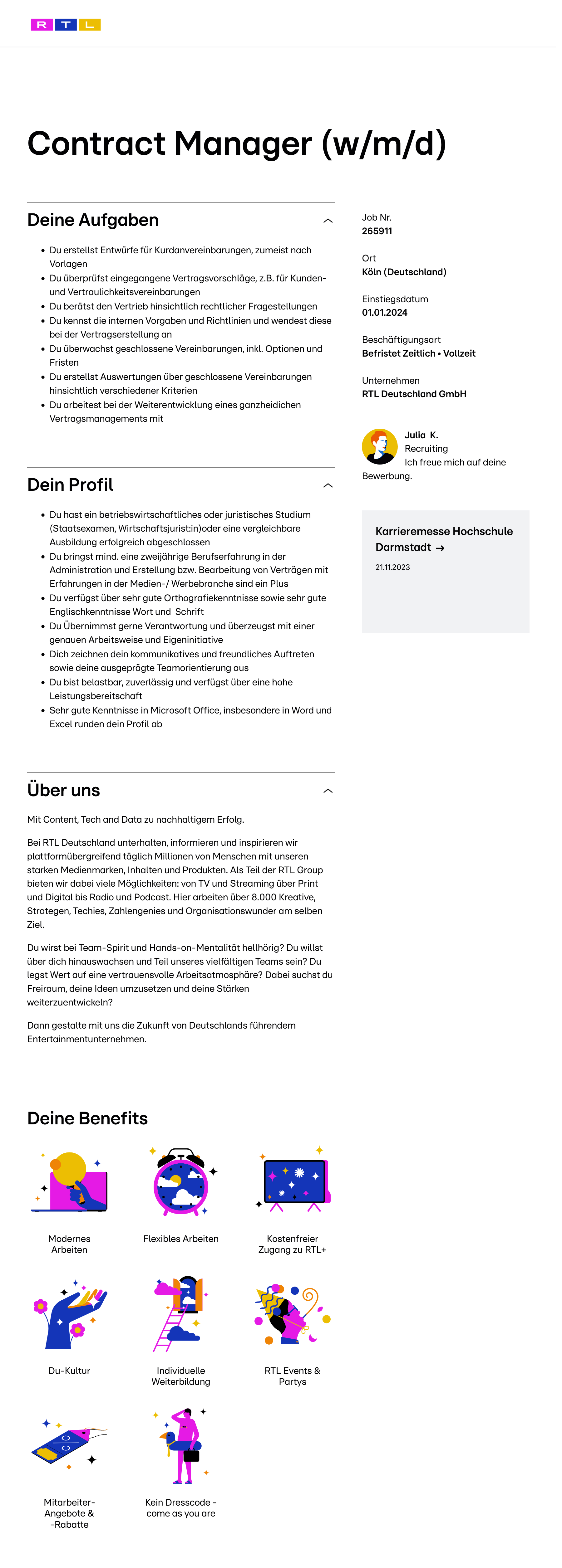 Contract Manager (w/m/d)