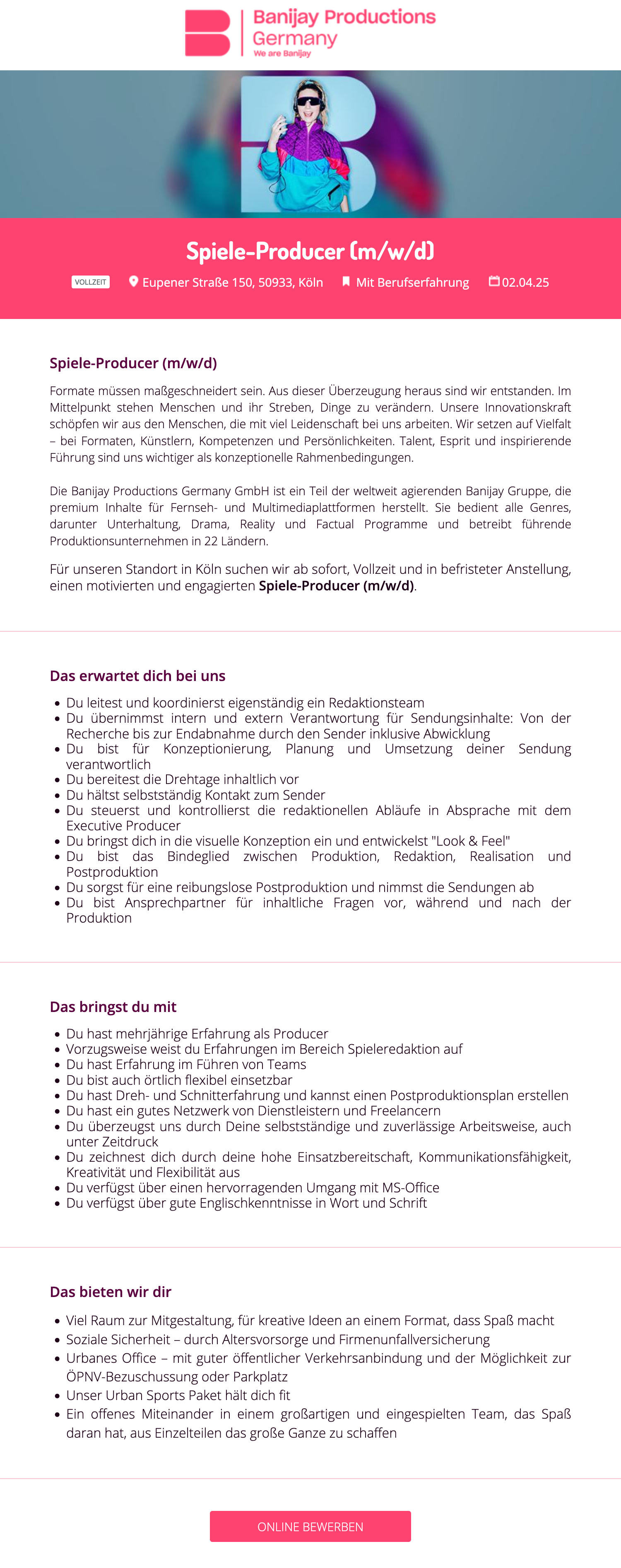 Spiele-Producer (m/w/d)