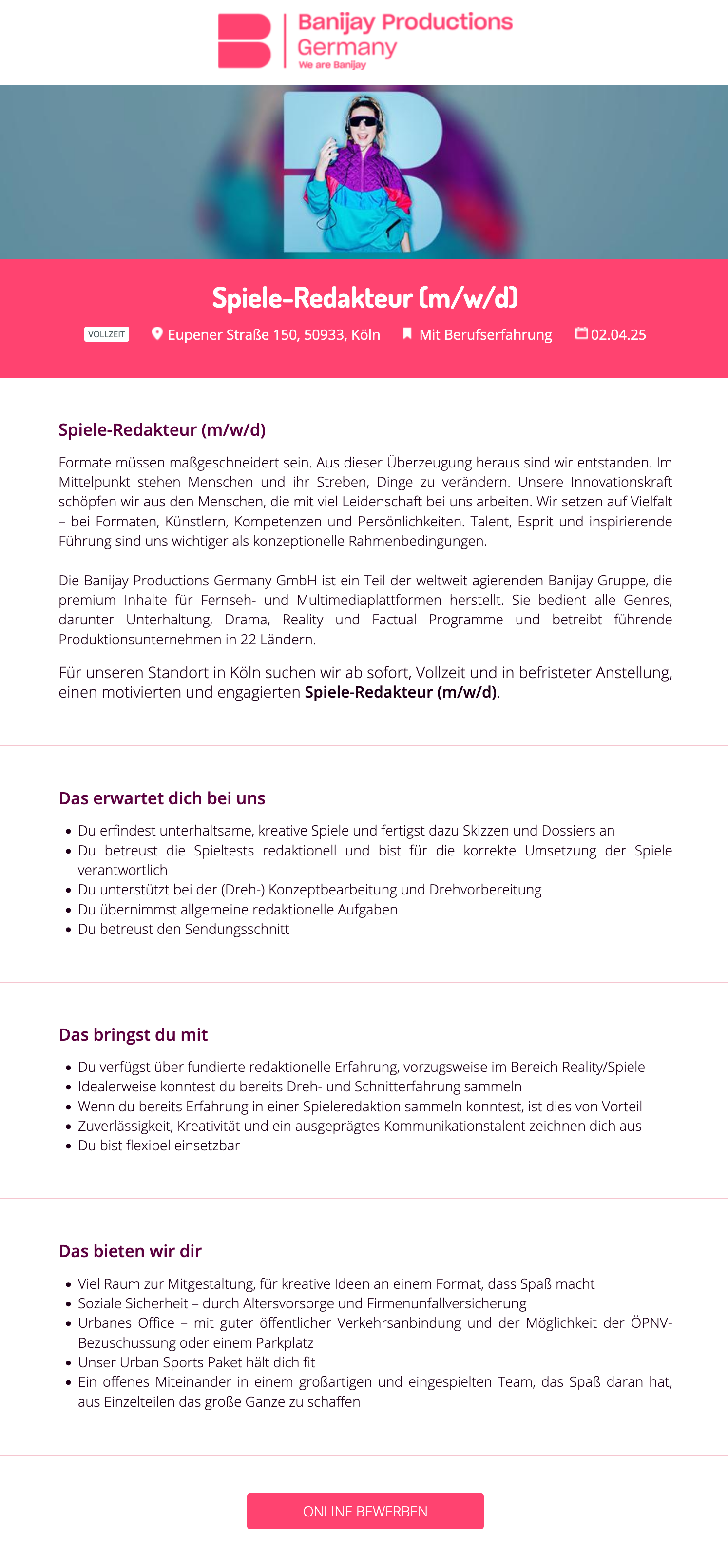 Spiele-Redakteur (m/w/d)