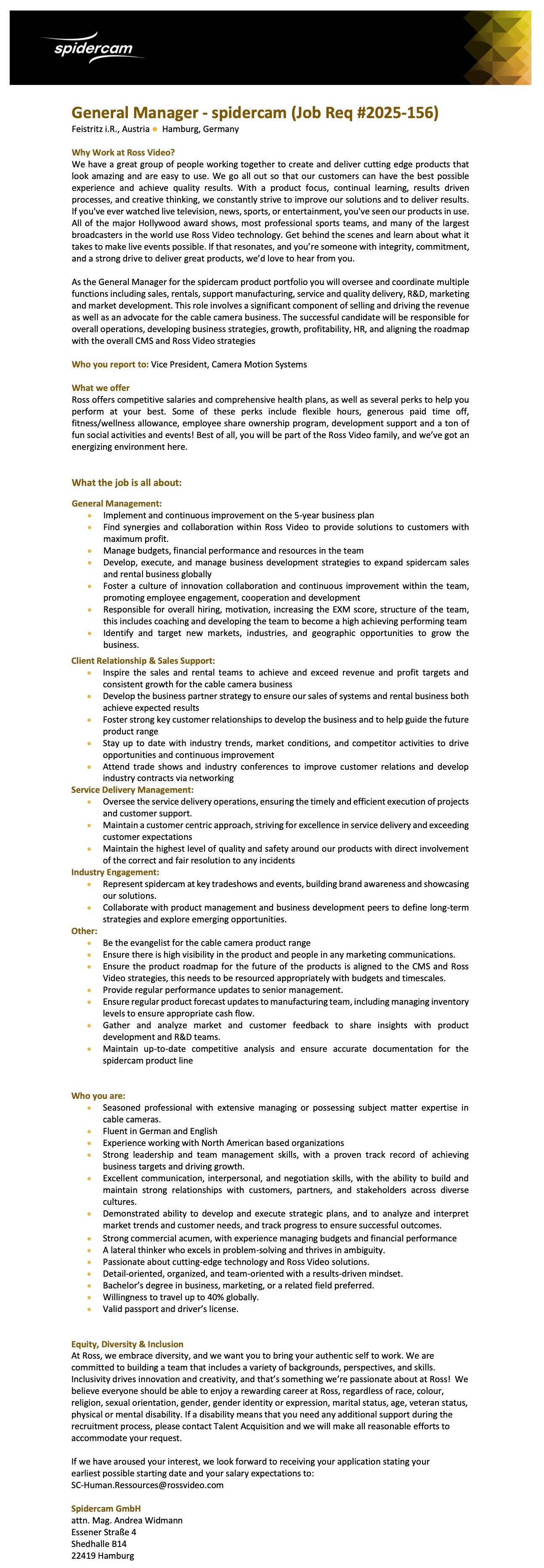 General Manager (m/f/d)