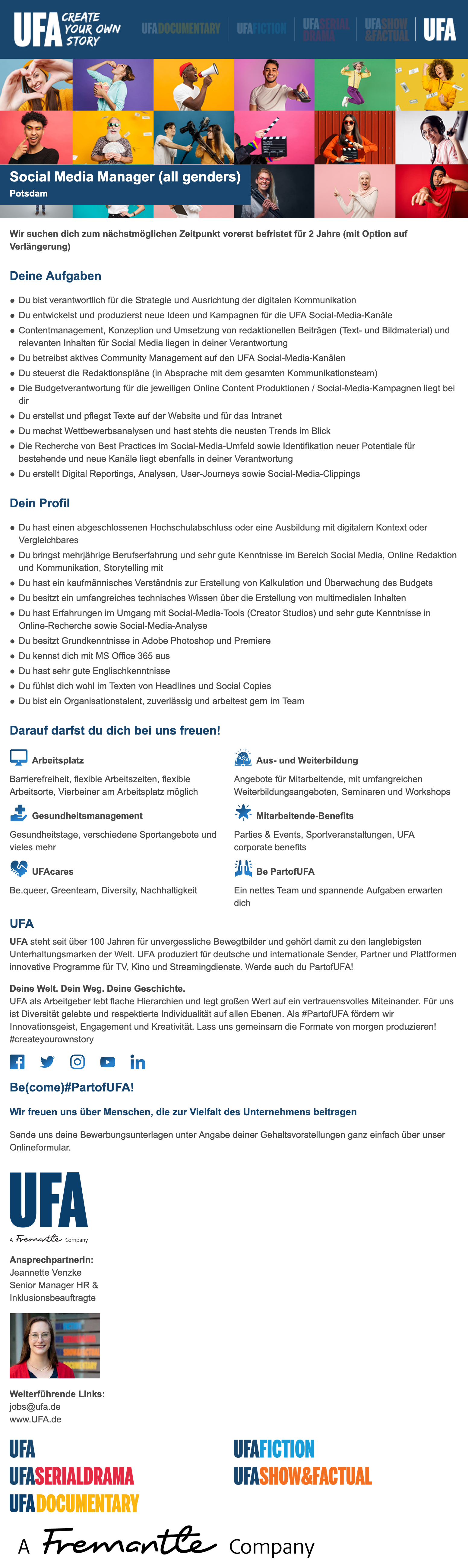 Social Media Manager (all genders)
