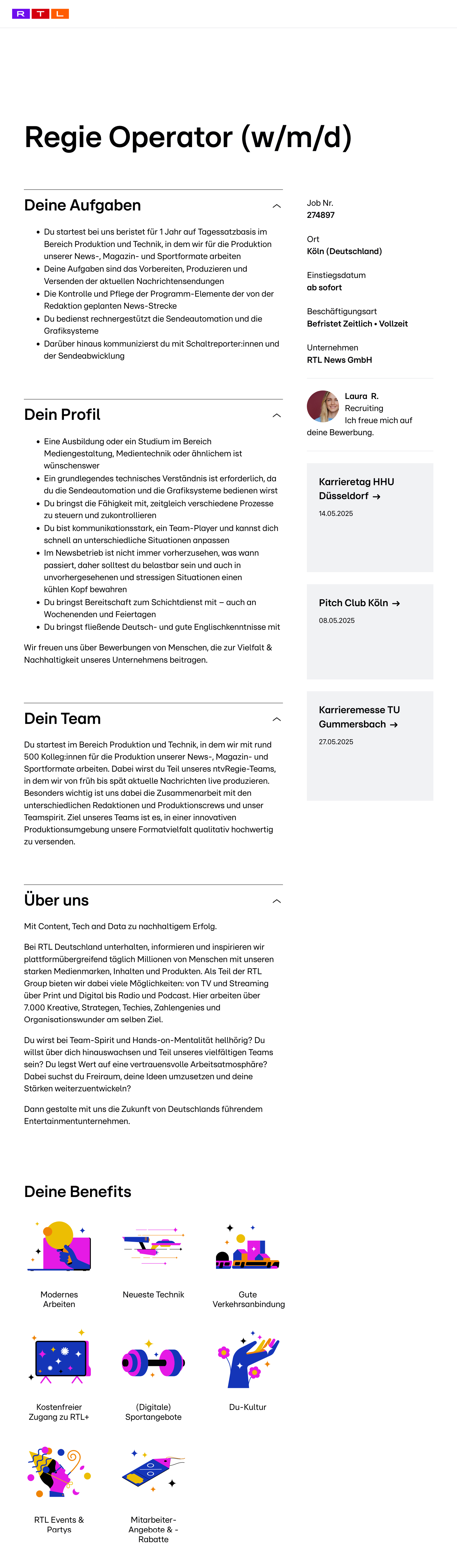 Regie Operator (w/m/d)
