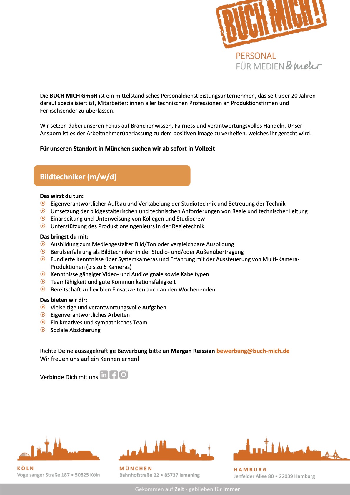 Bildtechniker (m/w/d)