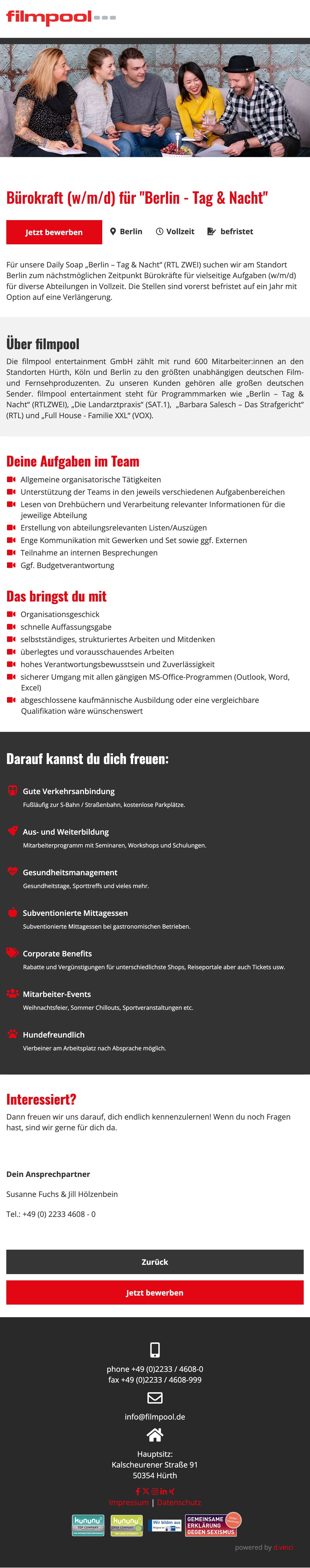 Bürokraft (w/m/d) für 