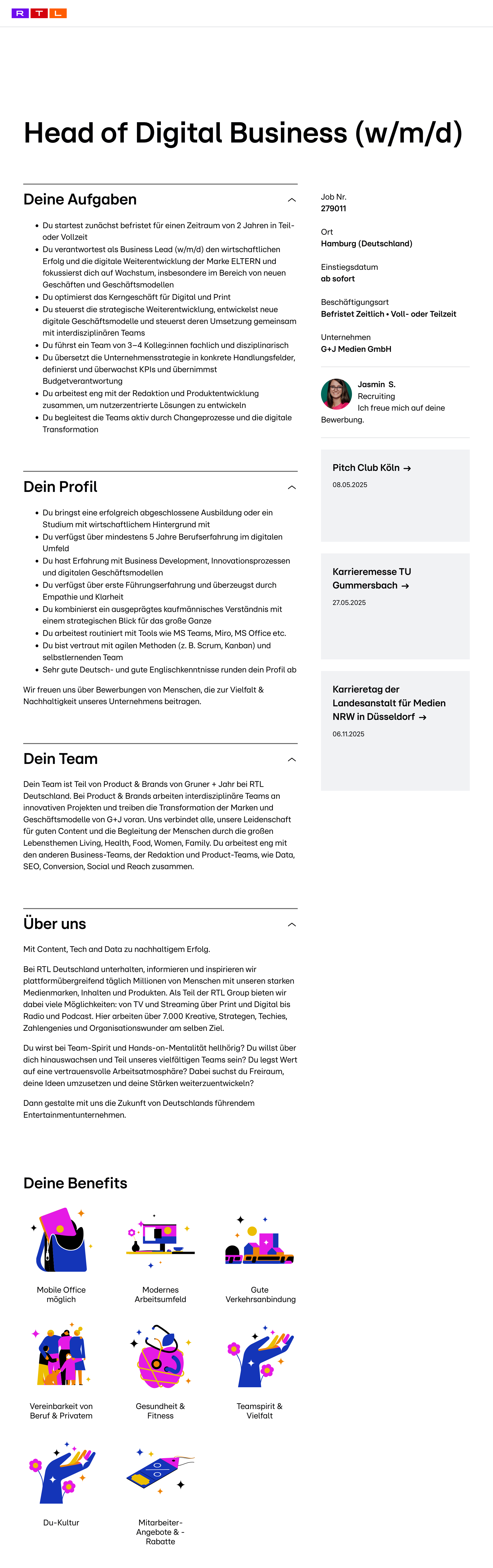 Head of Digital Business (w/m/d)