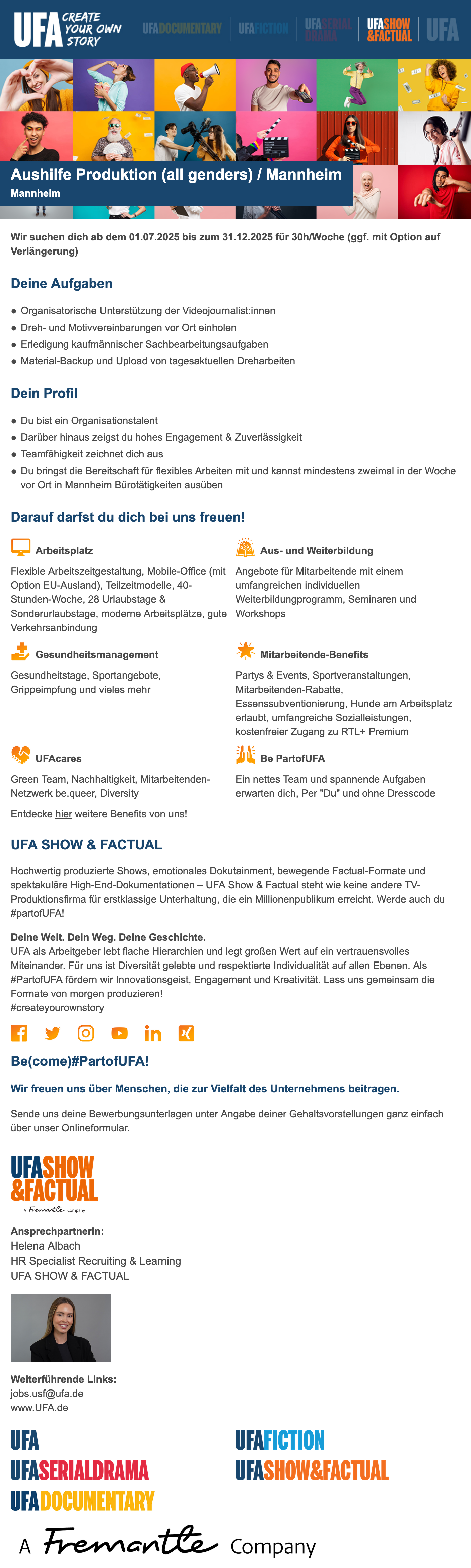 Aushilfe Produktion (all genders)