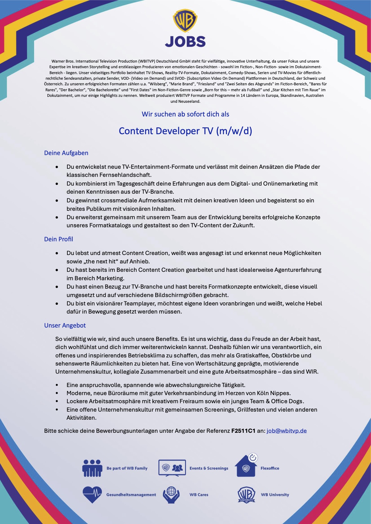 Content Developer TV (m/w/d)