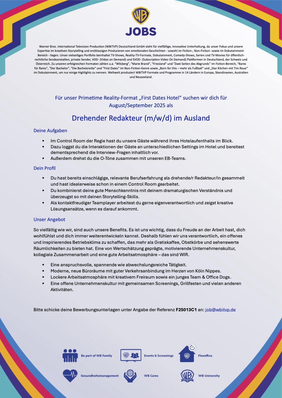 Drehender Redakteur (m/w/d) im Ausland