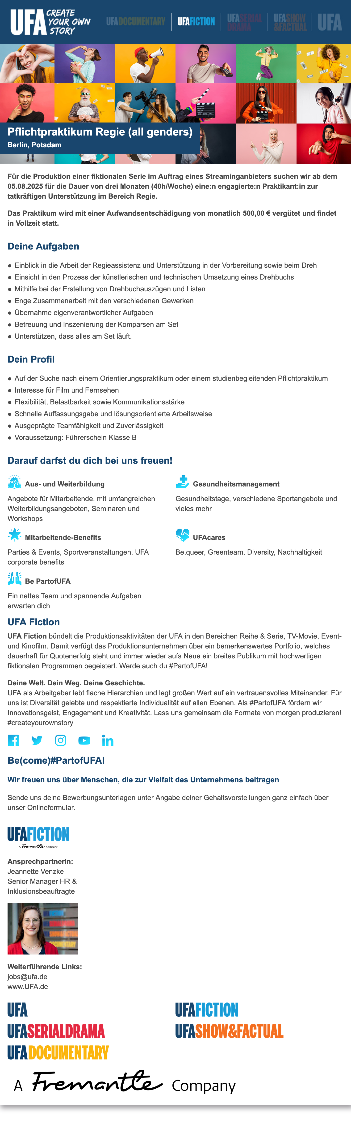 Pflichtpraktikum Regie (all genders)