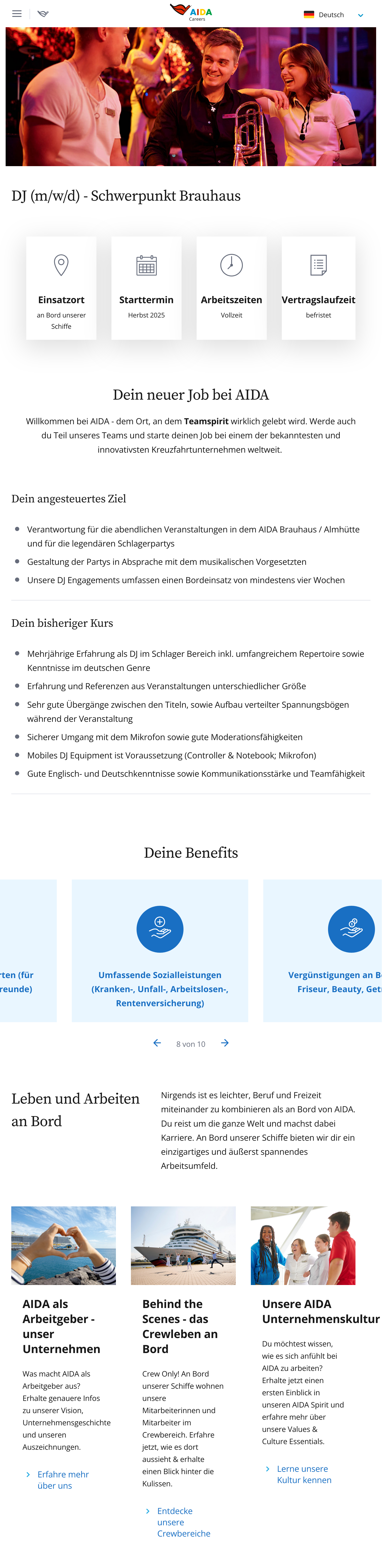 DJ (m/w/d) - Schwerpunkt Brauhaus