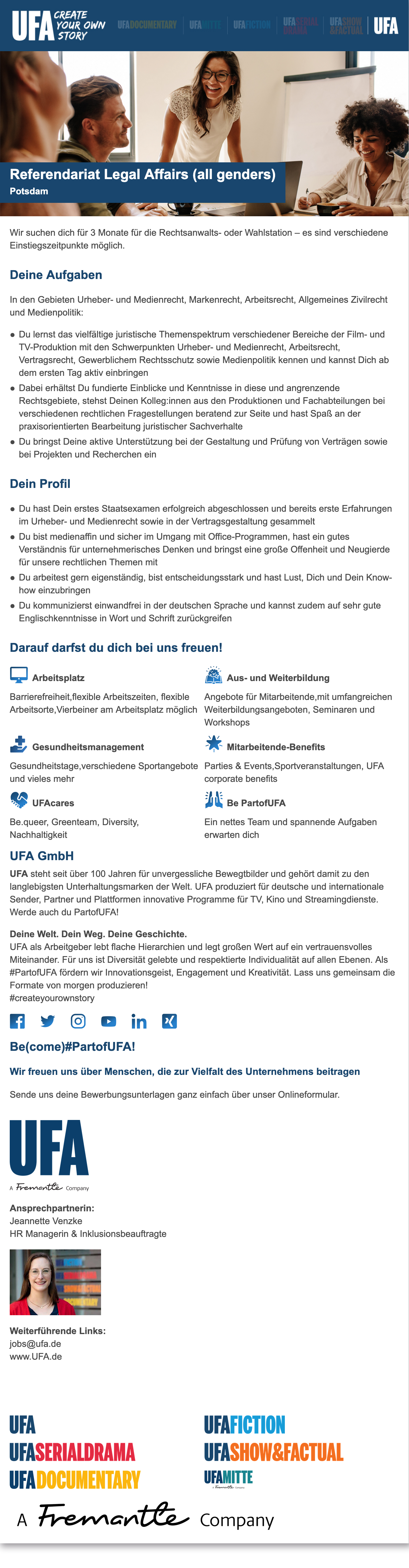 Referendariat Legal Affairs (all genders)