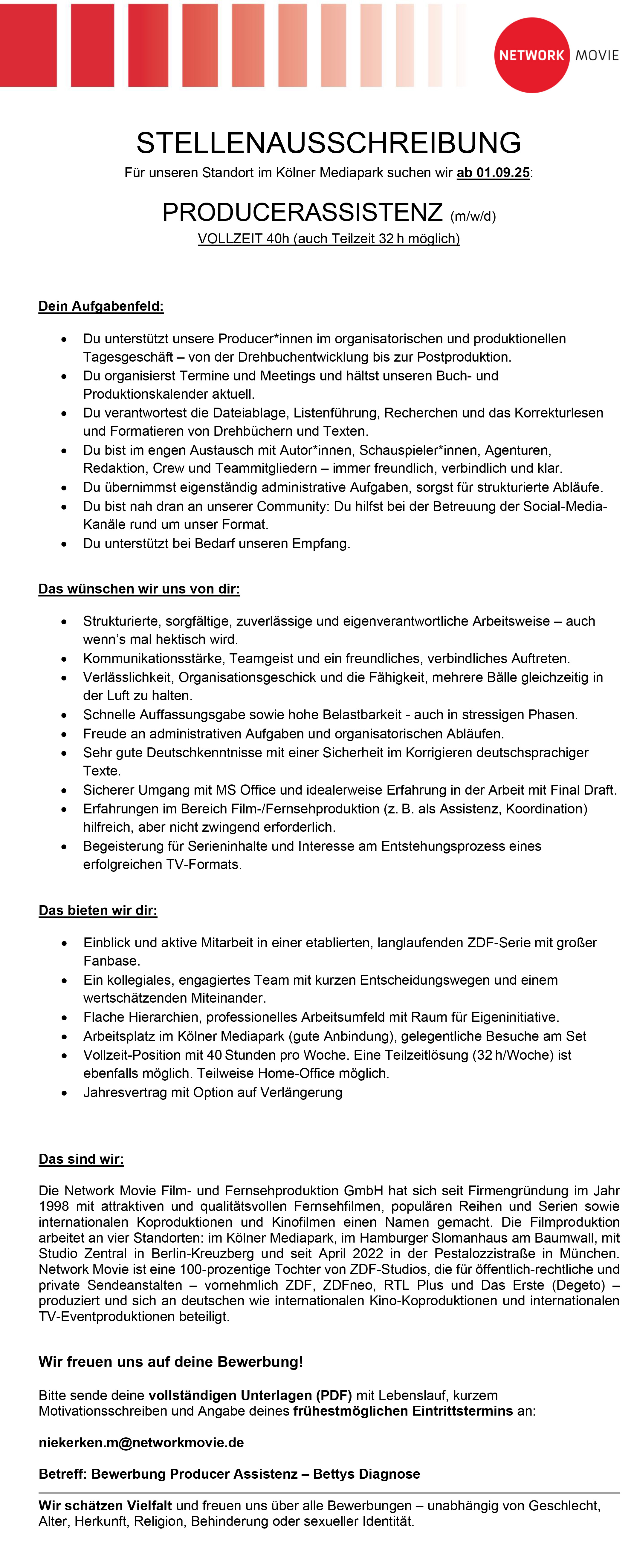 Producerassistenz