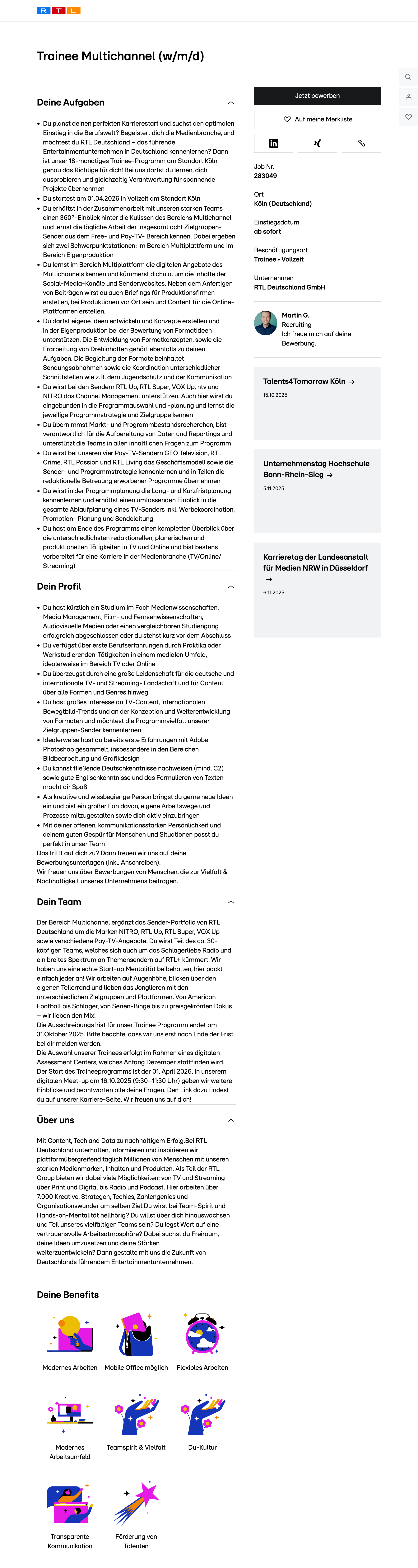 Trainee Multichannel (w/m/d)