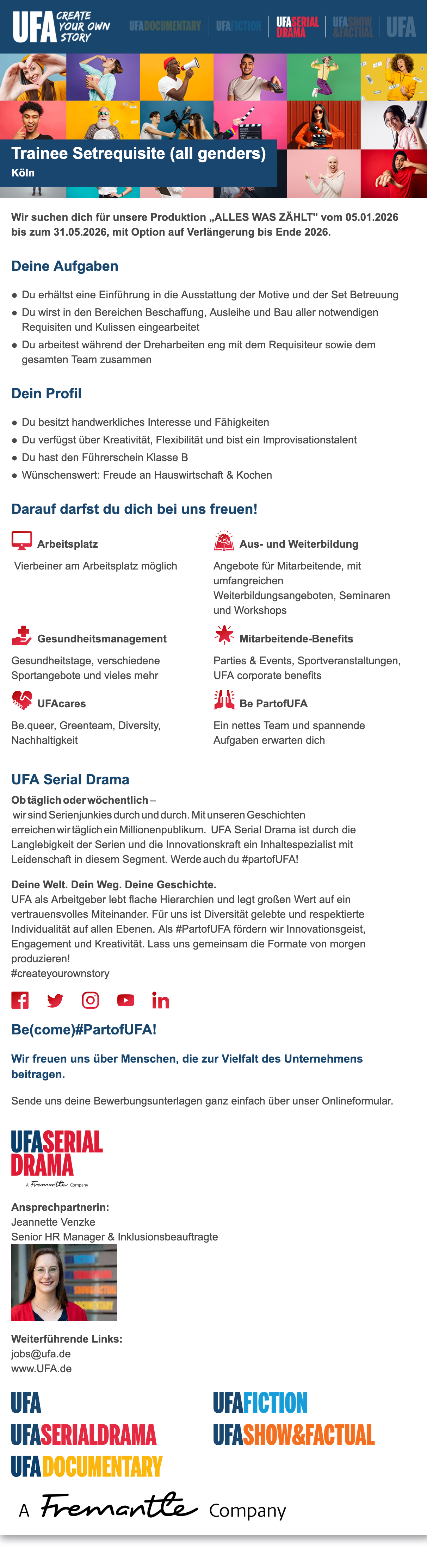 Trainee Setrequisite (all genders)