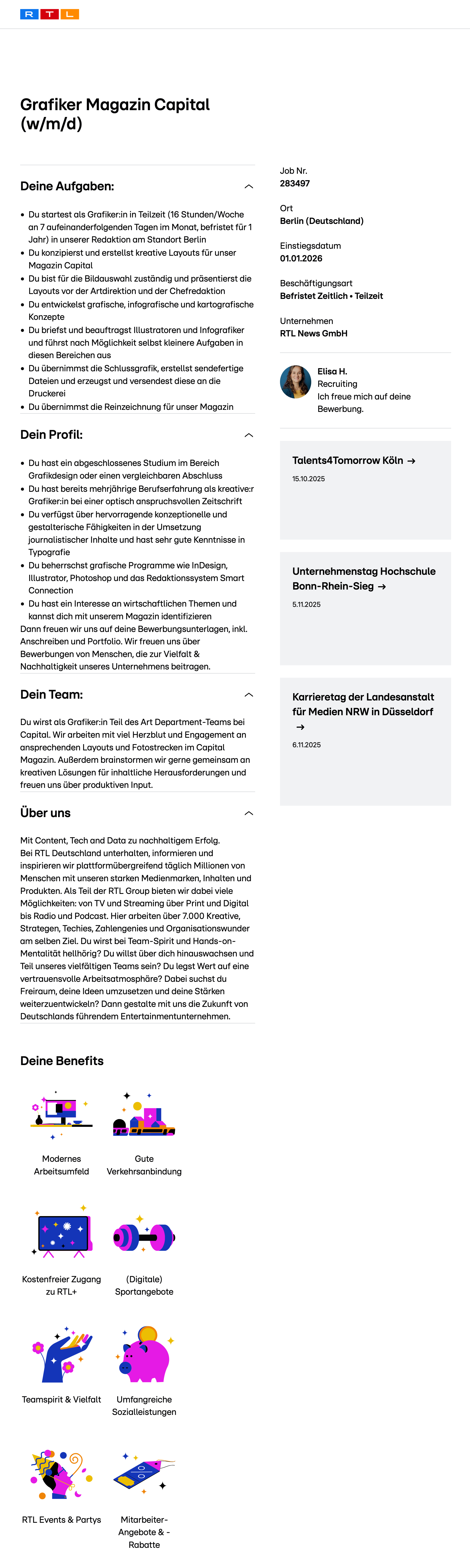 Grafiker Magazin Capital (w/m/d)