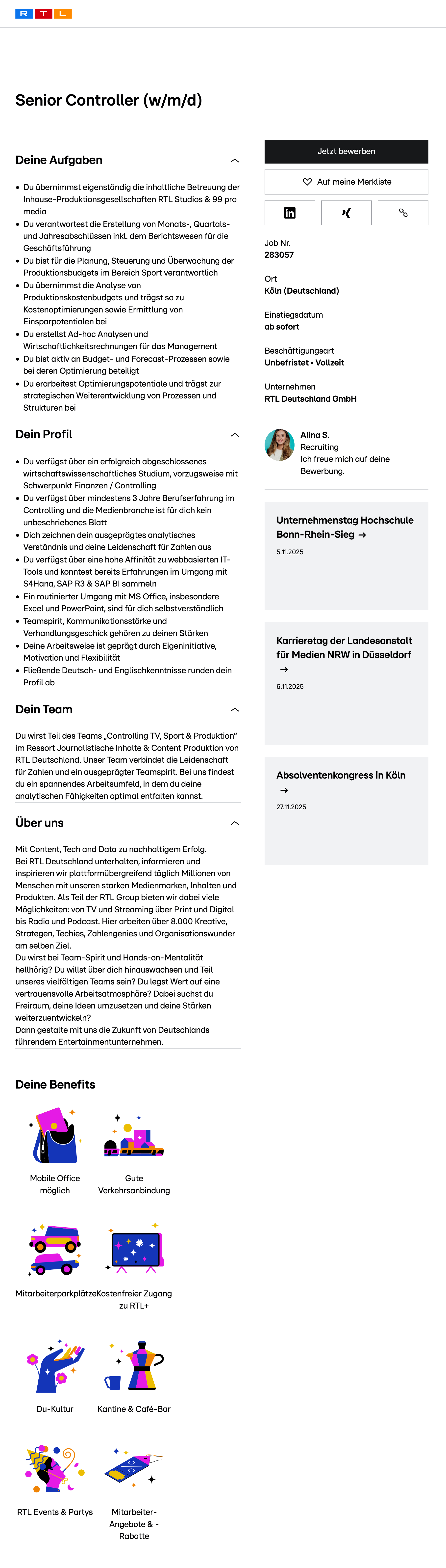 Senior Controller (w/m/d)