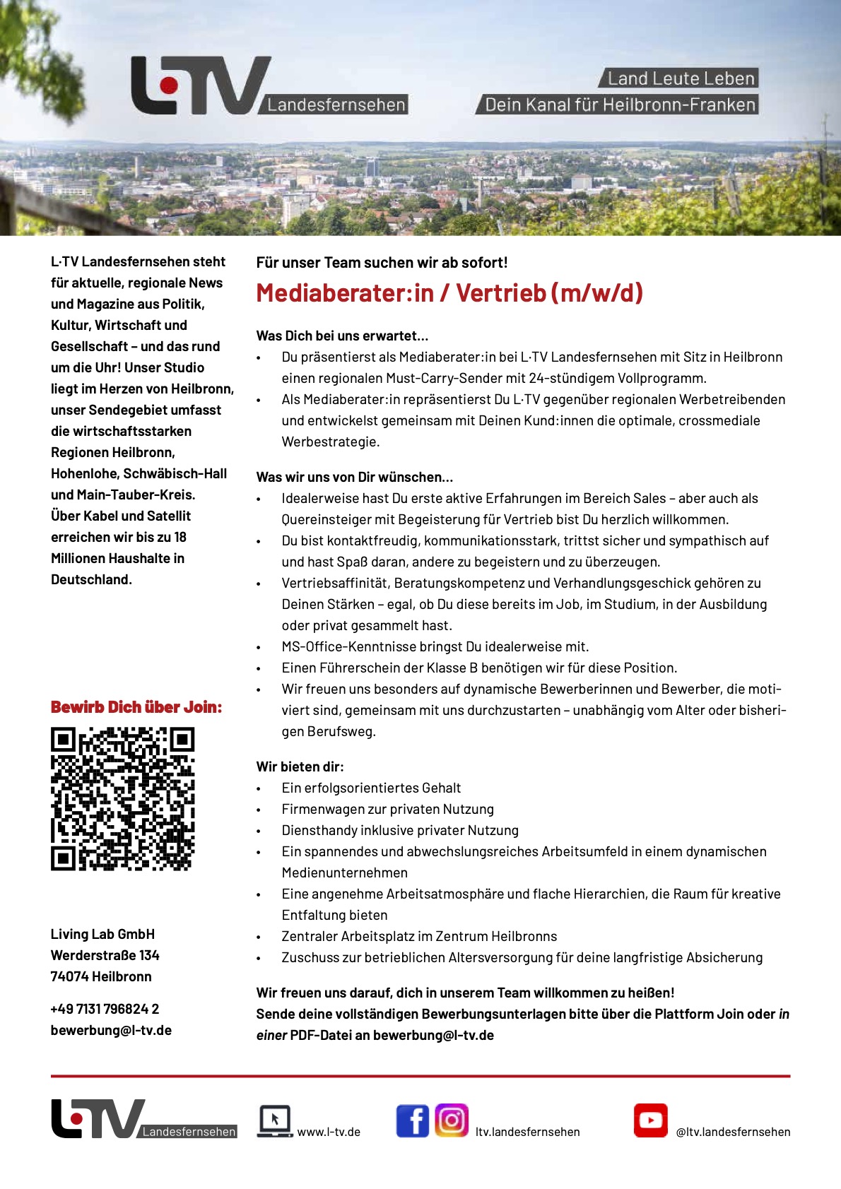 Mediaberater:in / Vertrieb (m/w/d)