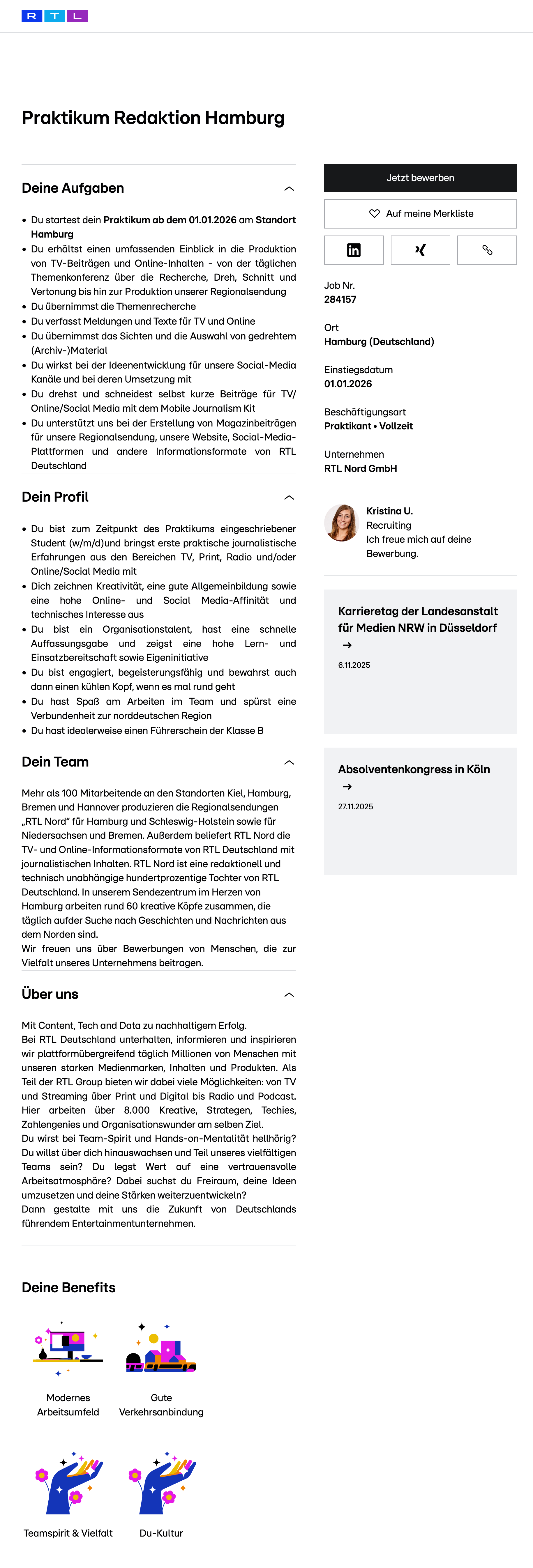 Praktikum Redaktion Hamburg