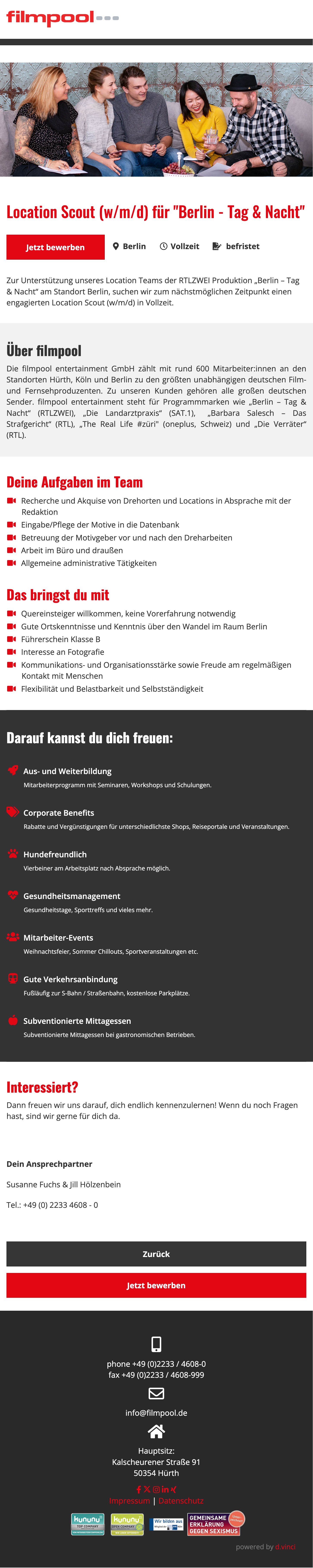Location Scout (w/m/d) für 