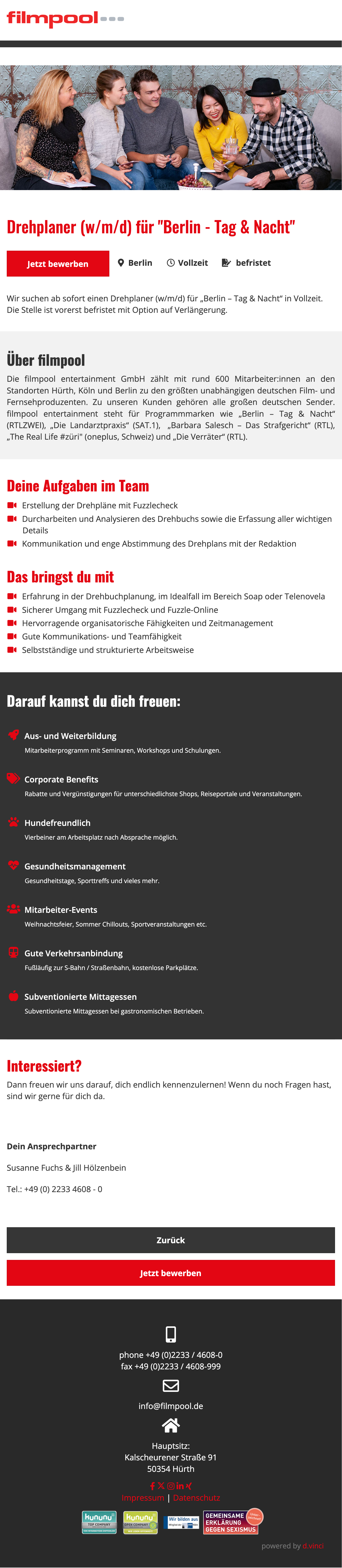 Drehplaner (w/m/d) für 