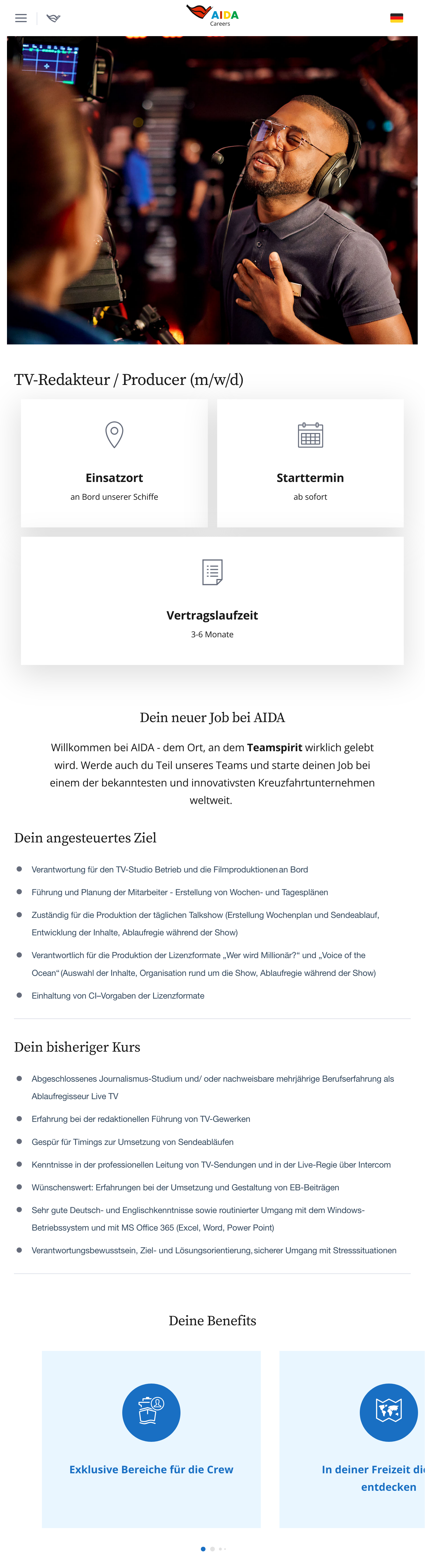 TV-Redakteur / Producer (m/w/d)