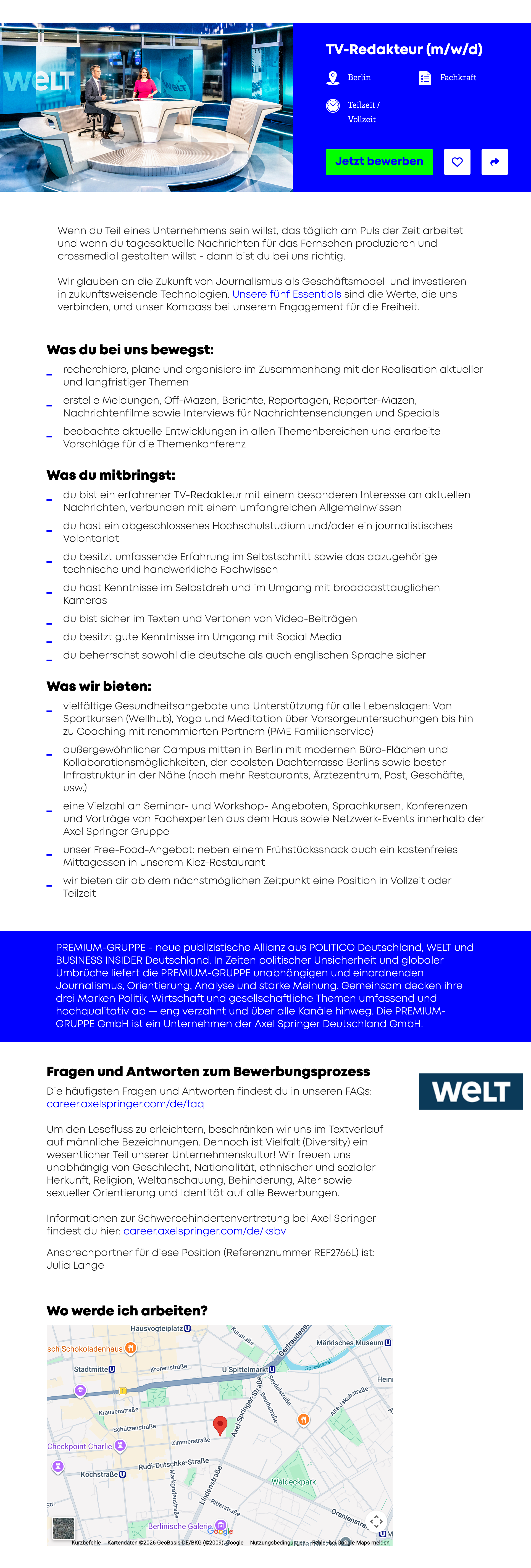 TV-Redakteur (m/w/d)