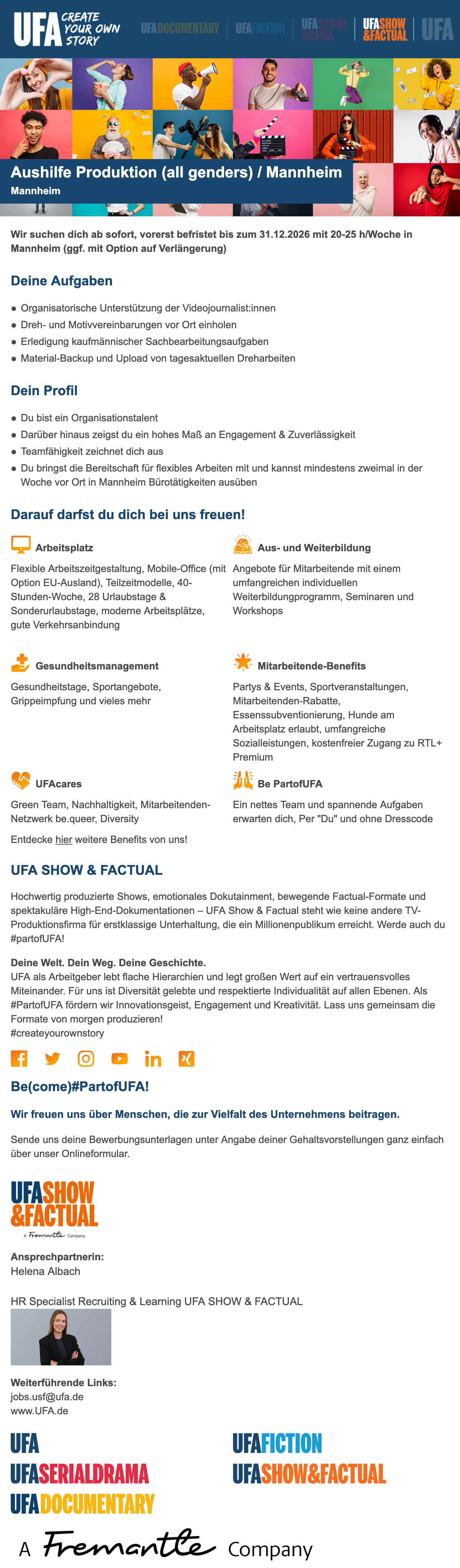 Aushilfe Produktion (all genders) 